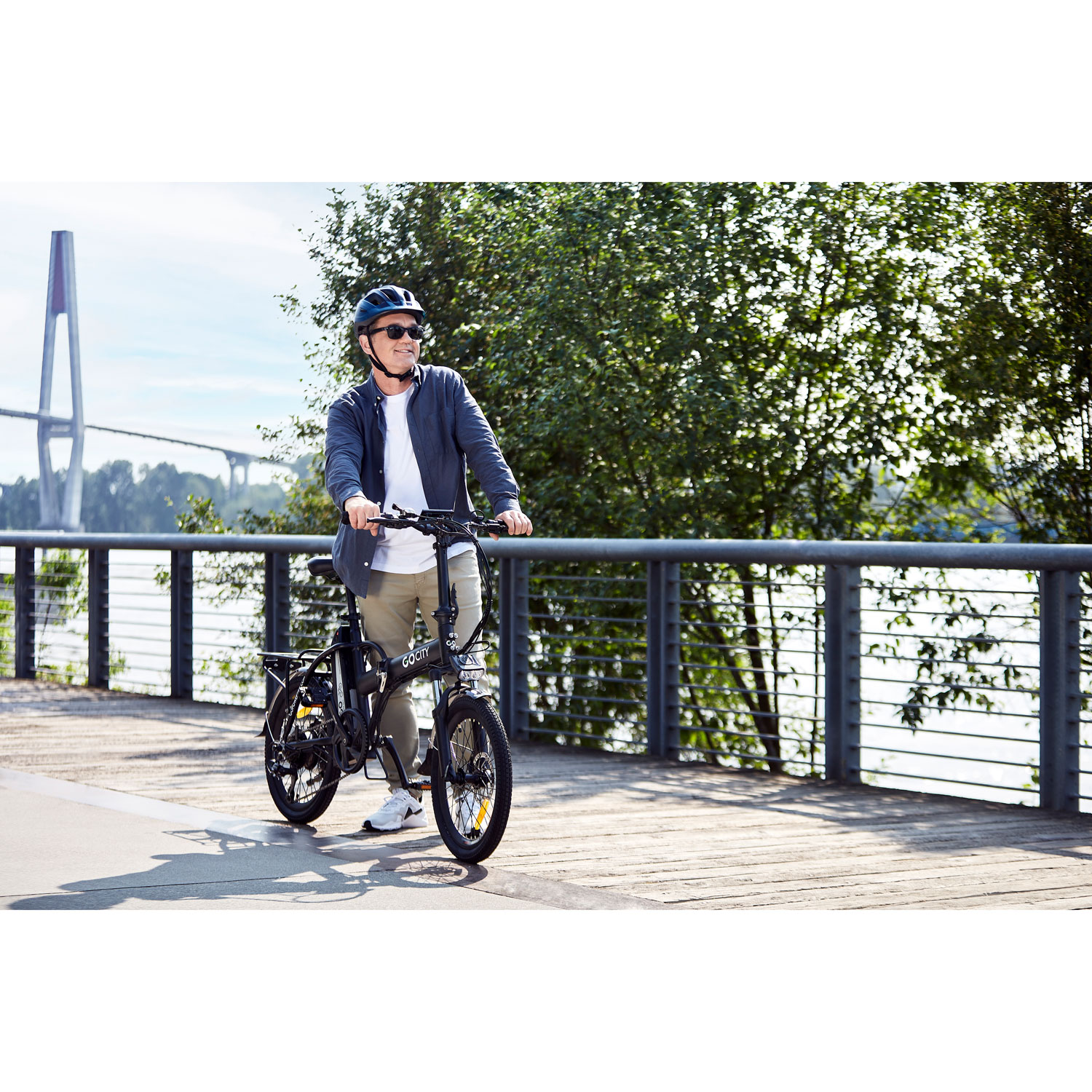 Vélo de ville électrique léger et repliable GO City - Partenaire de détail exclusif