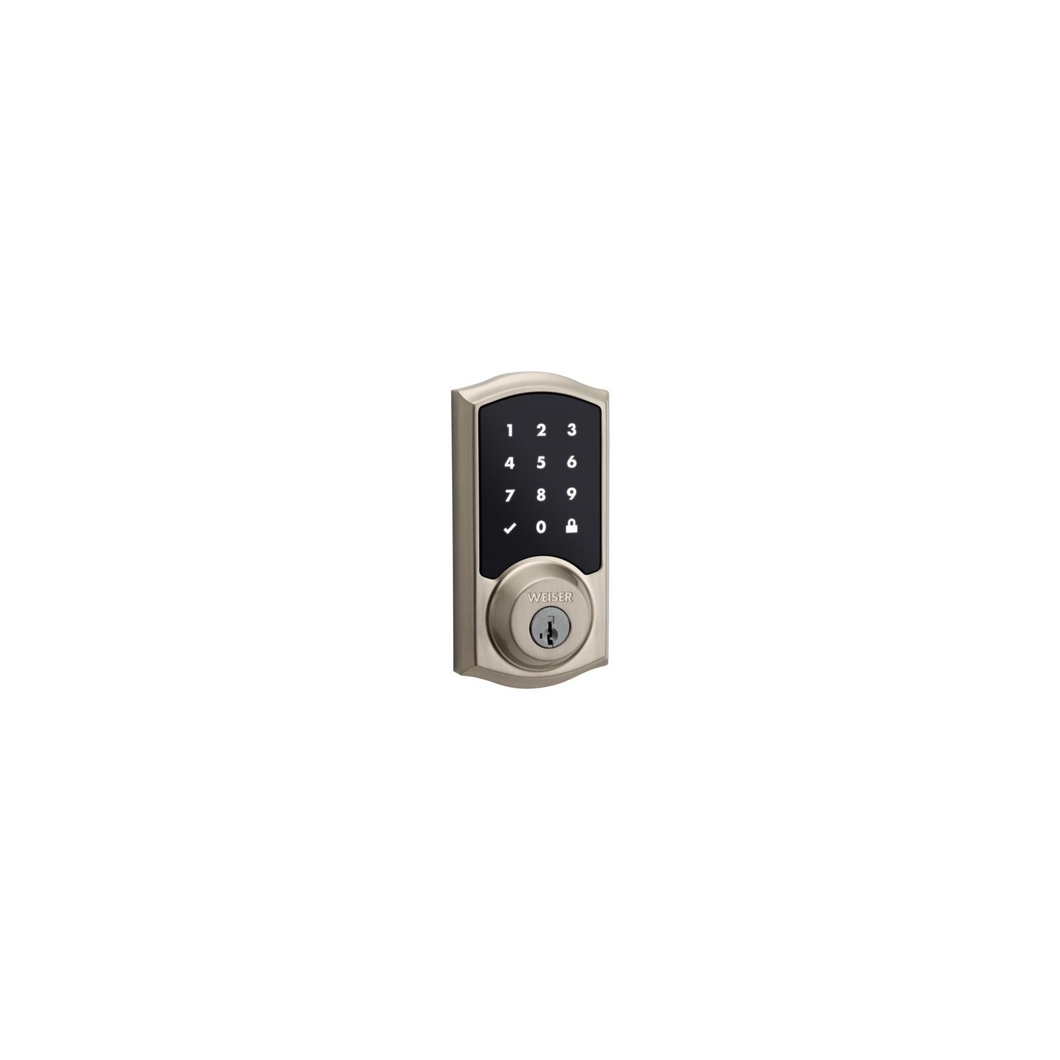 Weiser SmartCode 10 Touchscreen Traditional Deadbolt Smart Lock with Z-Wave Plus