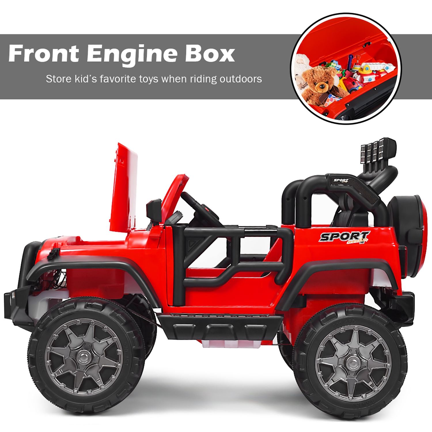 Big size keep double seater kids electric ride on car