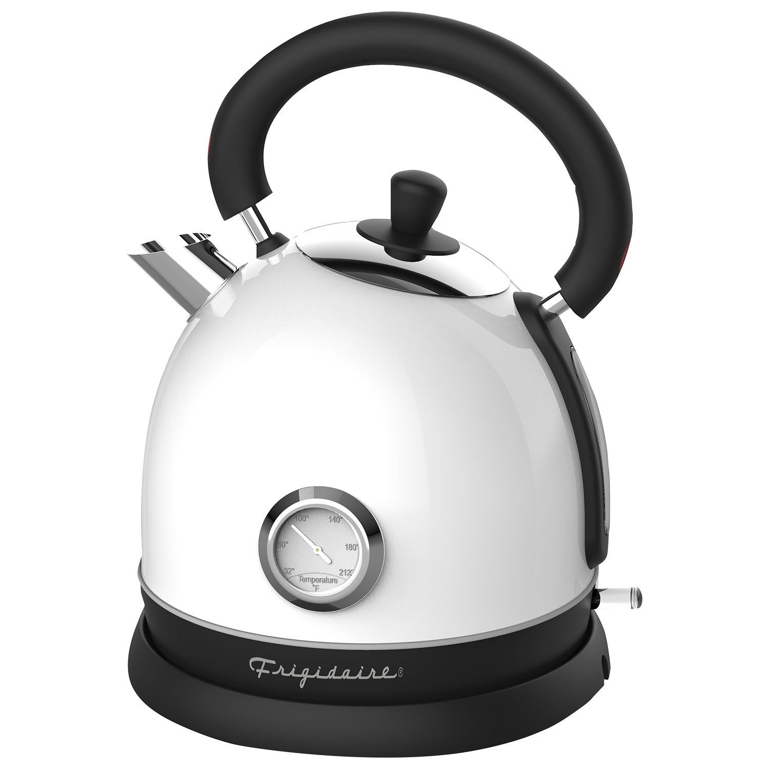 Bouilloire électrique rétro de Frigidaire - 1,8 L - Blanc