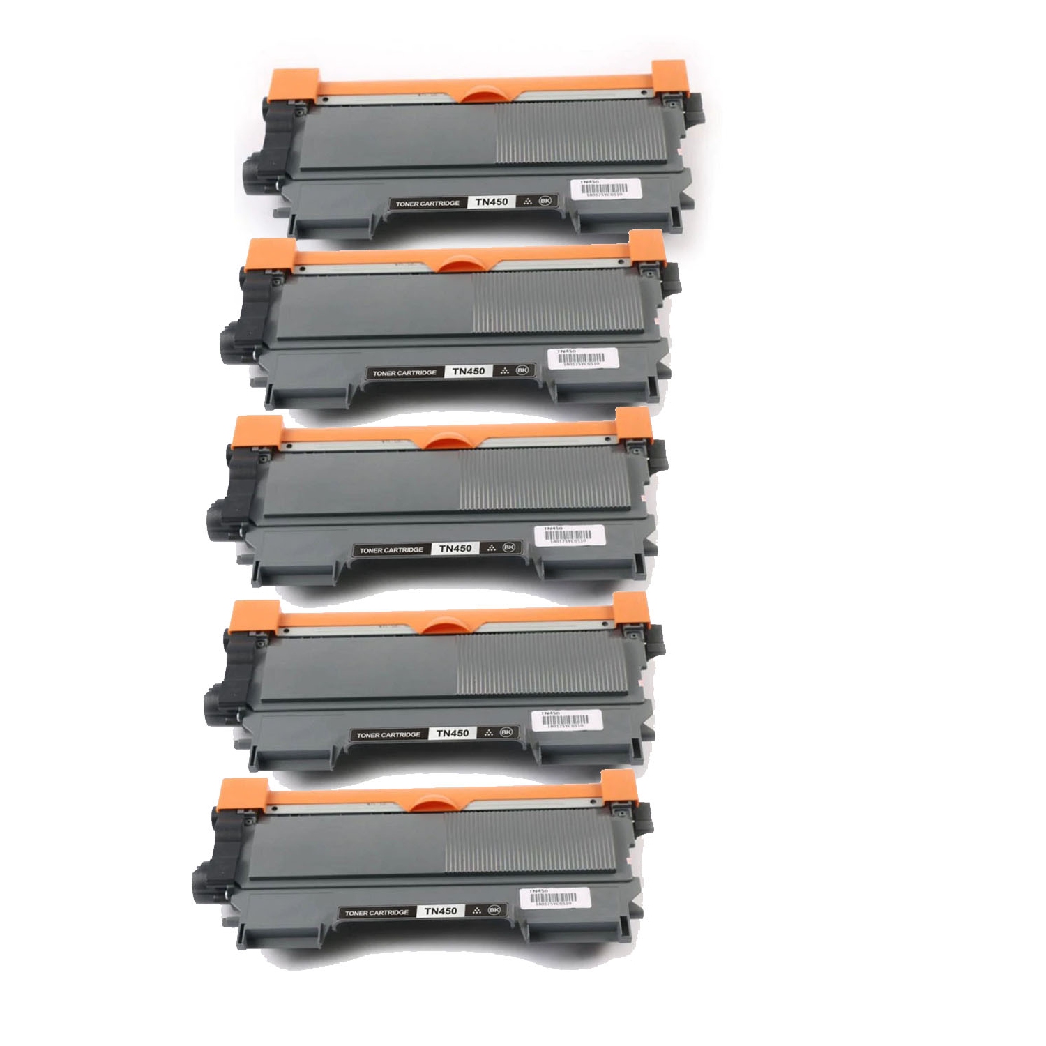 toner4U - 5 Pack Compatible TN450 Toner Cartridge for Brother TN-450,TN420,TN-420,DCP-7060D, DCP-7065, HL-2220, HL-2230, HL-2240, HL-2240D, HL-2242D,