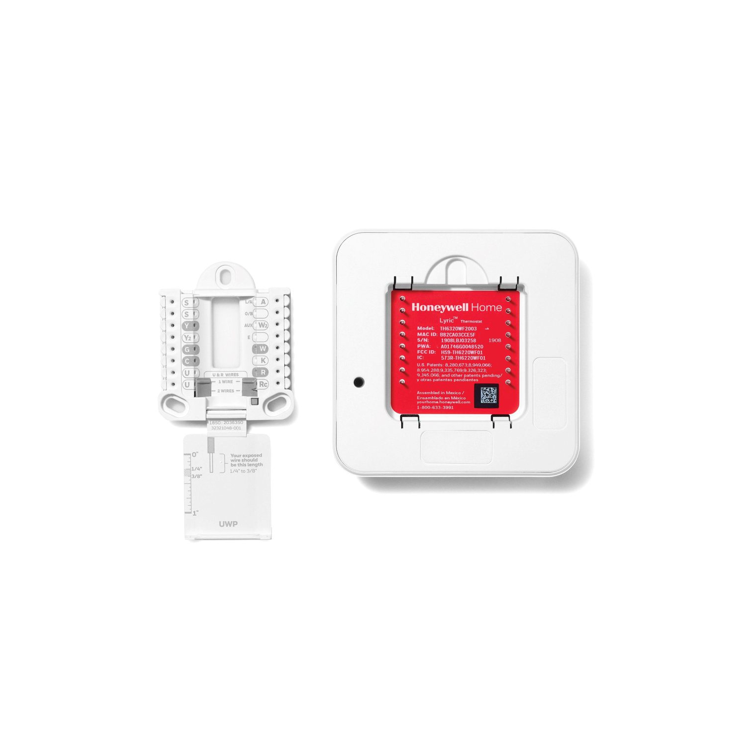 Thermostat intelligent Wi-Fi Lyric T6 Pro de Honeywell - 2 thermopompes/1 Cool Heat Pump
