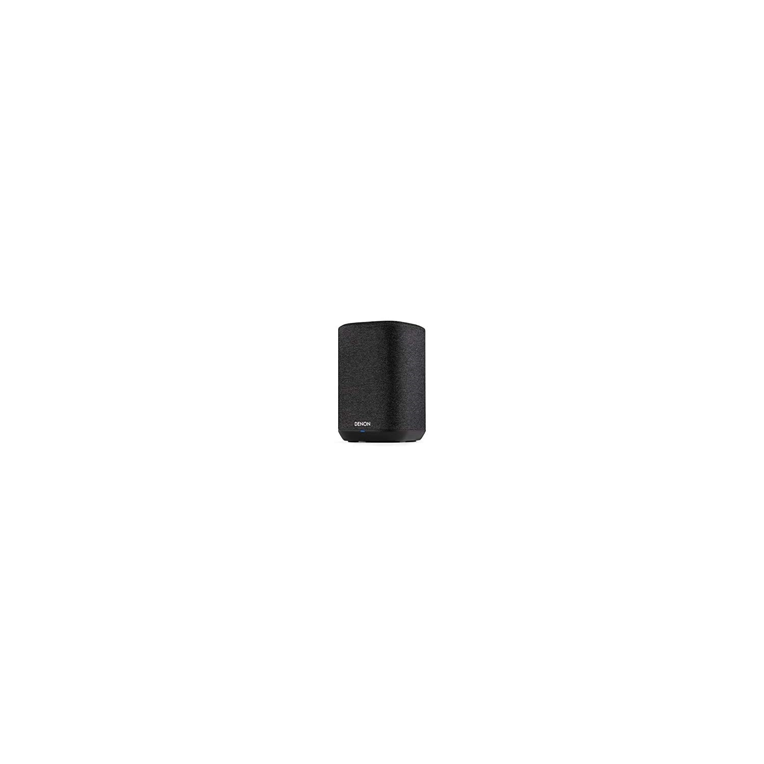 Enceinte sans fil Denon Home 150 (Modèle 2020) | HEOS intégré, AirPlay 2 et Bluetooth | Compatible avec Alexa | Design compact | Noir
