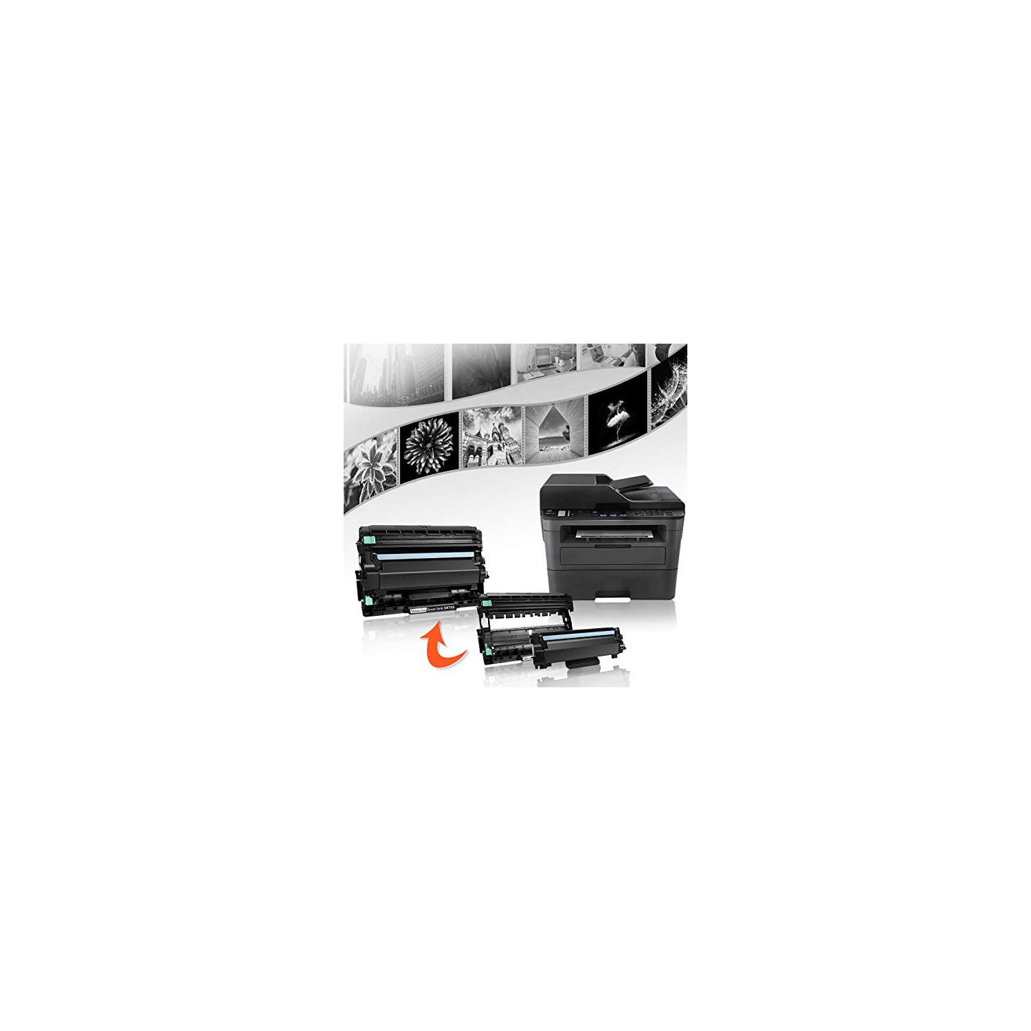 Tambour DR730 de Brother compatible, remplacement pour tambour DR-730 DR-760 de Brother pour HL-L2350DW L2390DW L2395DW de Brother