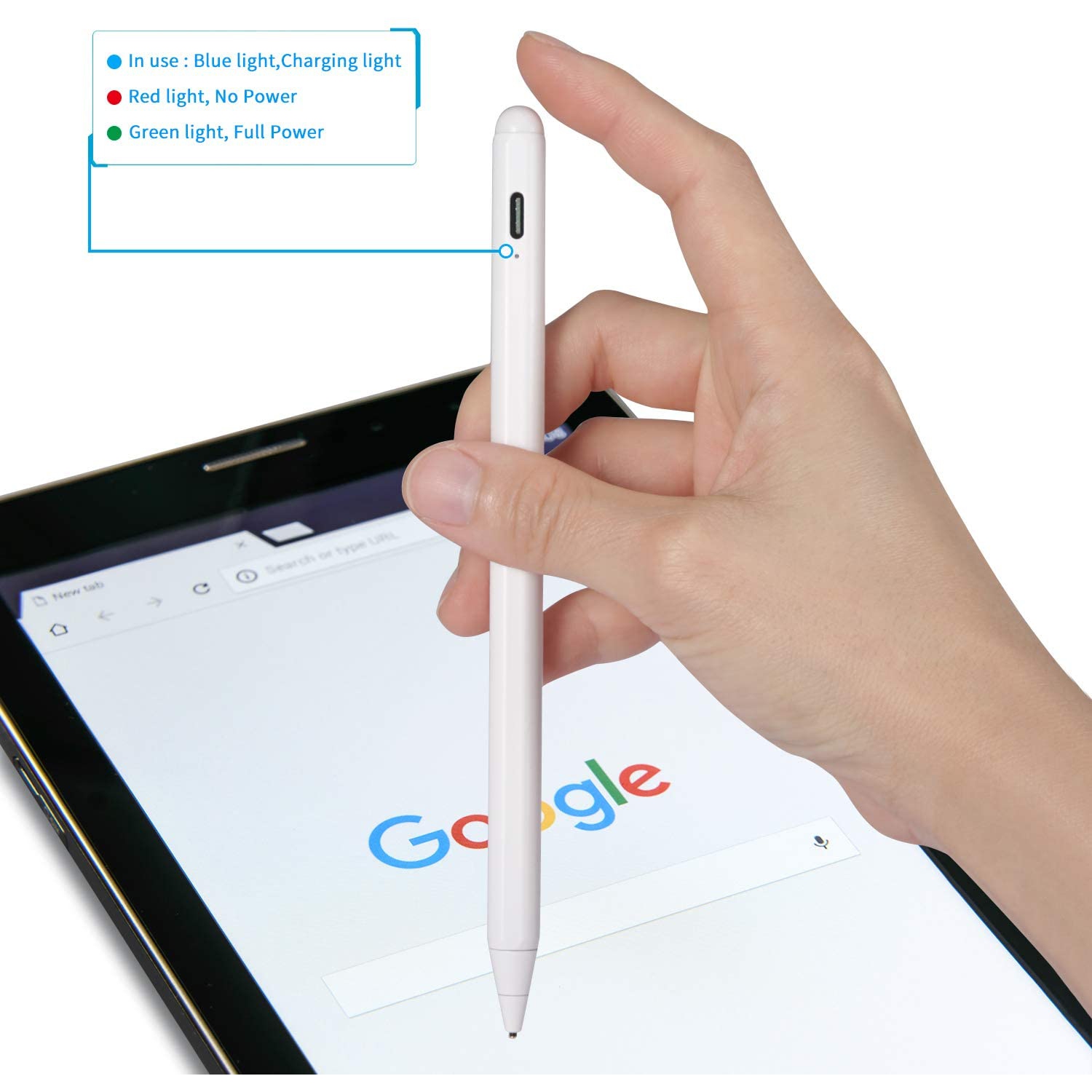 Broonel Red Fine Point Digital Active Stylus Pen Compatible with The Samsung SM-T590 Galaxy Tab A 10.5