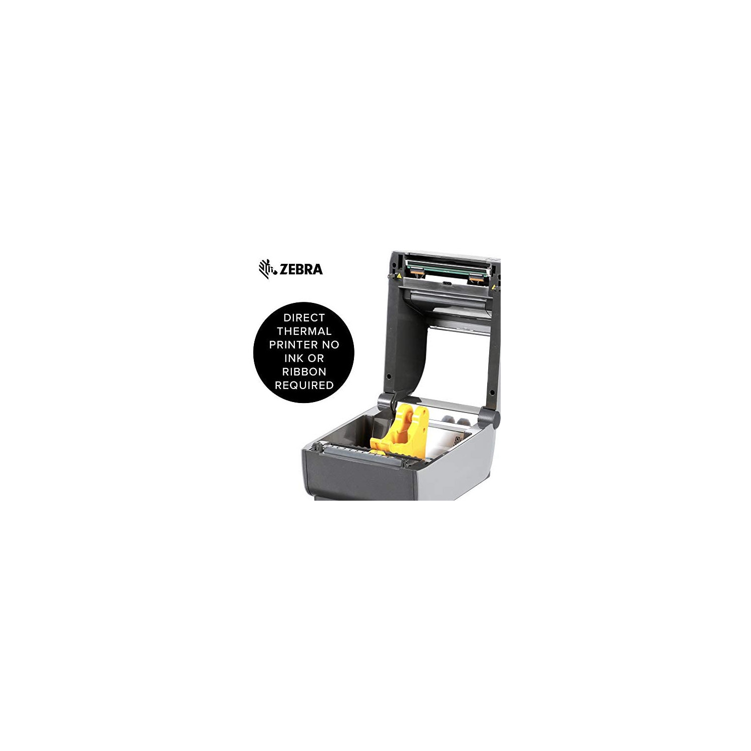 Zebra ZD620d Direct Thermal Desktop Printer 300 dpi Print Width 4 in Ethernet Serial USB ZD62043-D01F00EZ