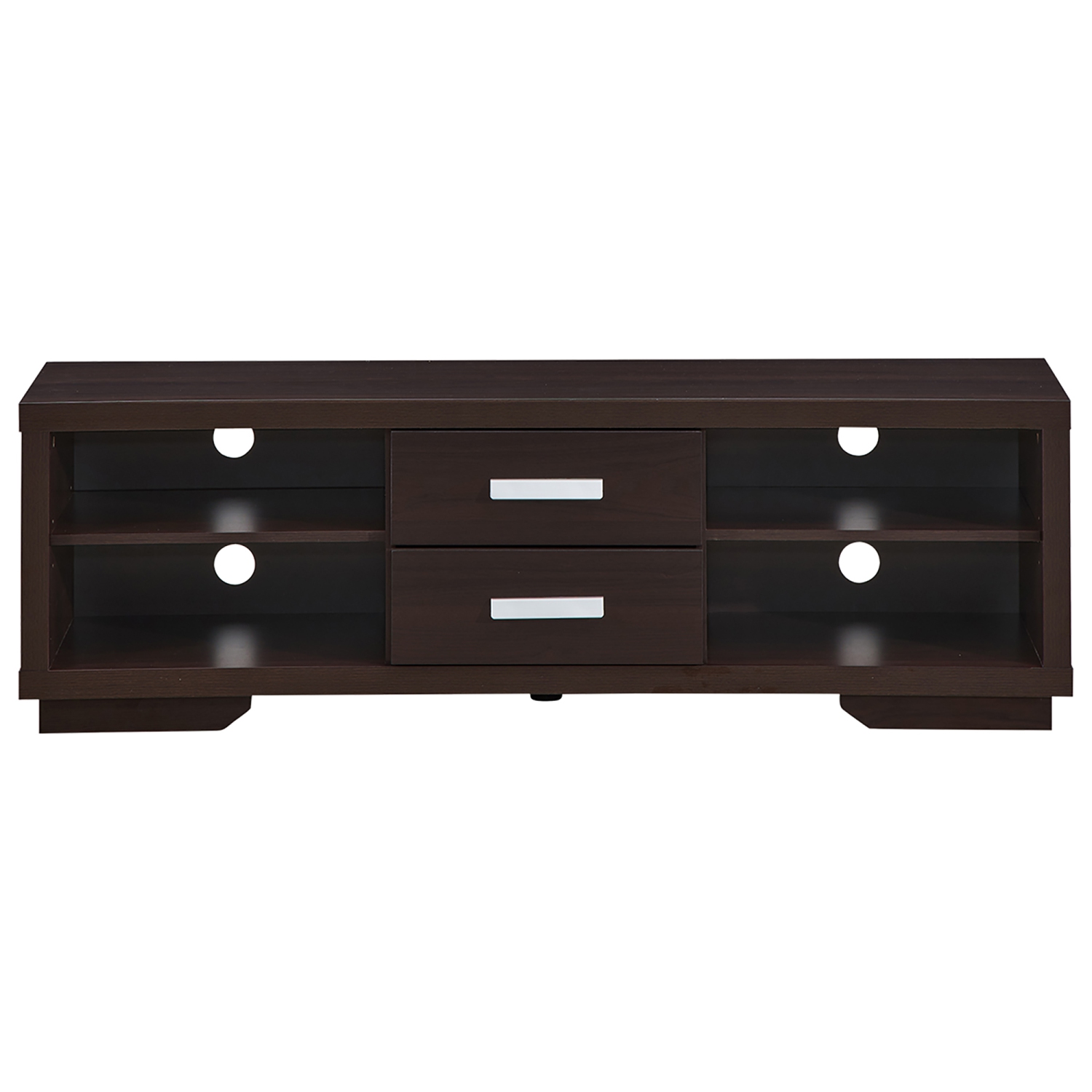 Costway TV Stand Entertainment Center Hold up to 65'' TV with Storage Shelves & Drawers