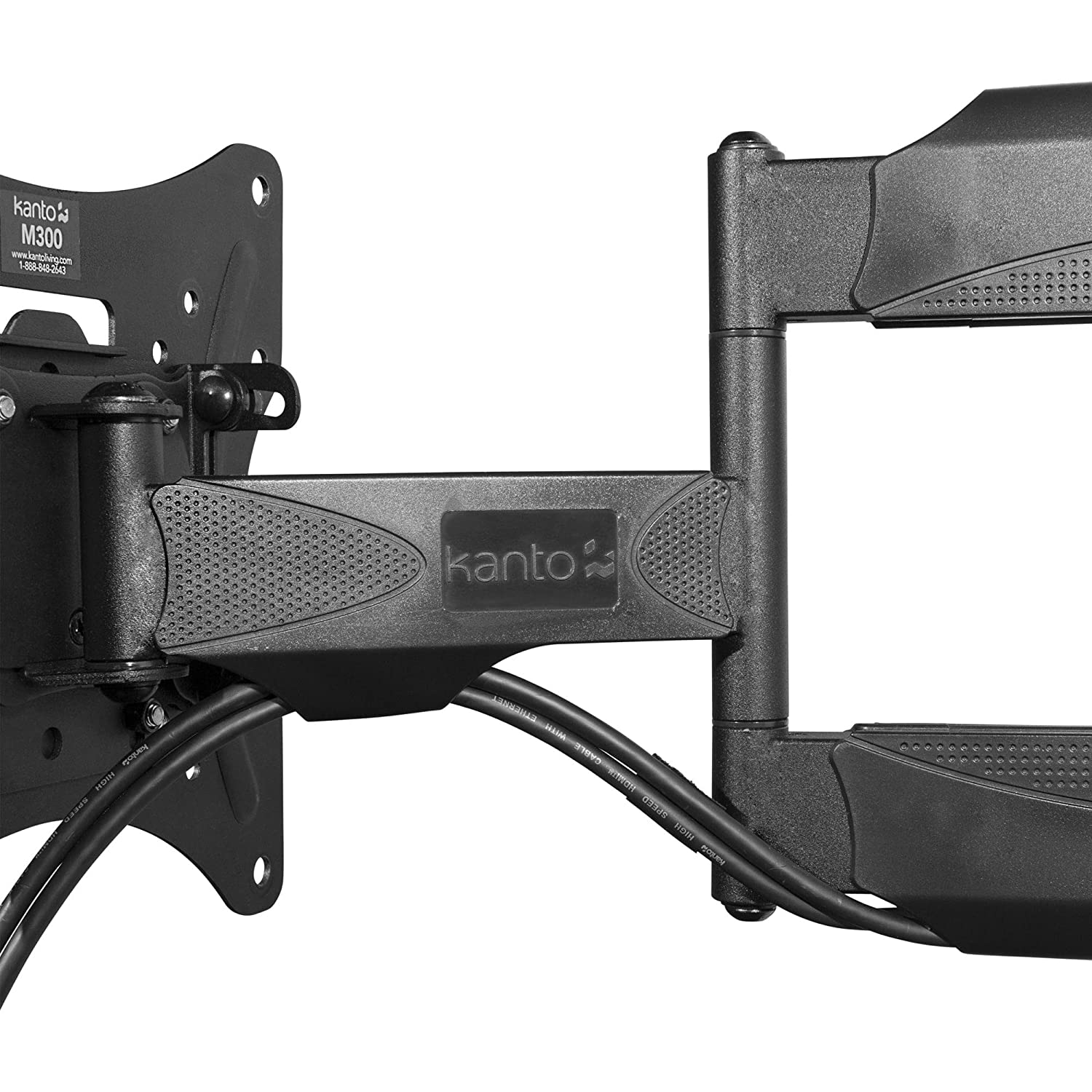 Kanto M300 Full Motion TV Wall Mount for 26" - 55" TVs - Black