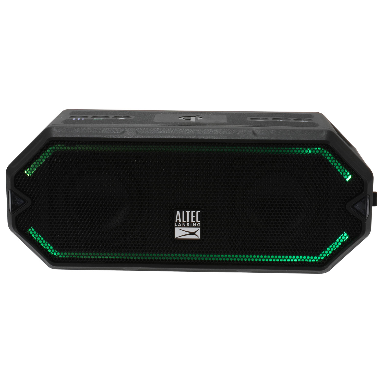 Haut-parleur sans fil Bluetooth étanche HydraBlast d'Altec Lansing - Noir/Bleu royal
