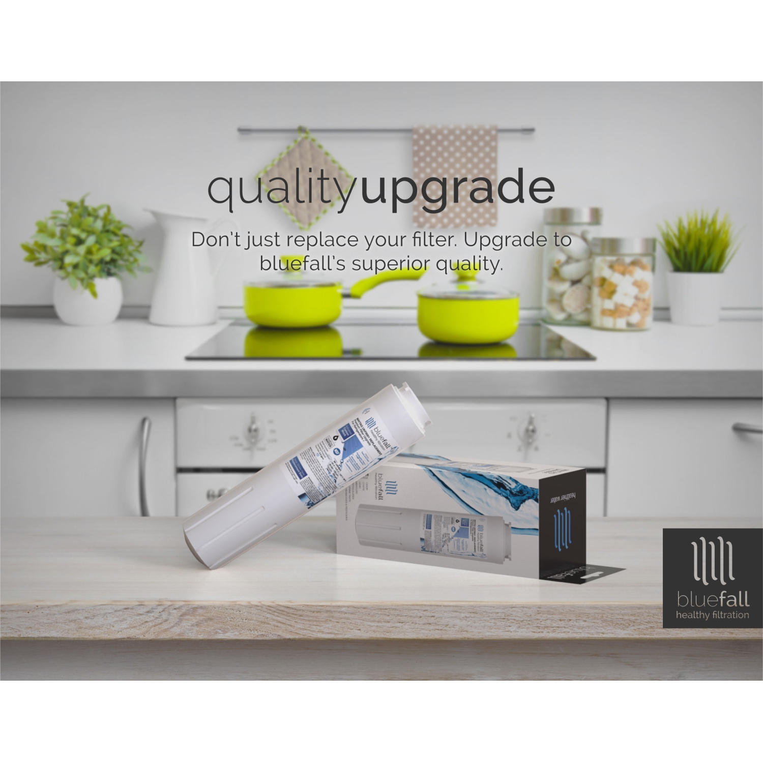 Paquet de 2 filtres à eau pour réfrigérateur UKF8001 de Maytag compatible avec BlueFall