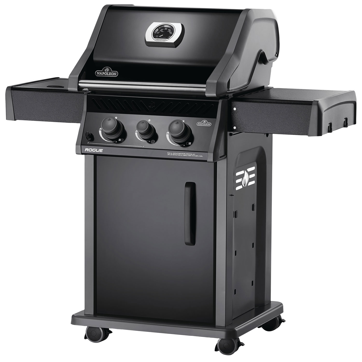 Napoleon Rogue 365 32000 BTU Propane BBQ with Grill Cover - Black - Only at Best Buy