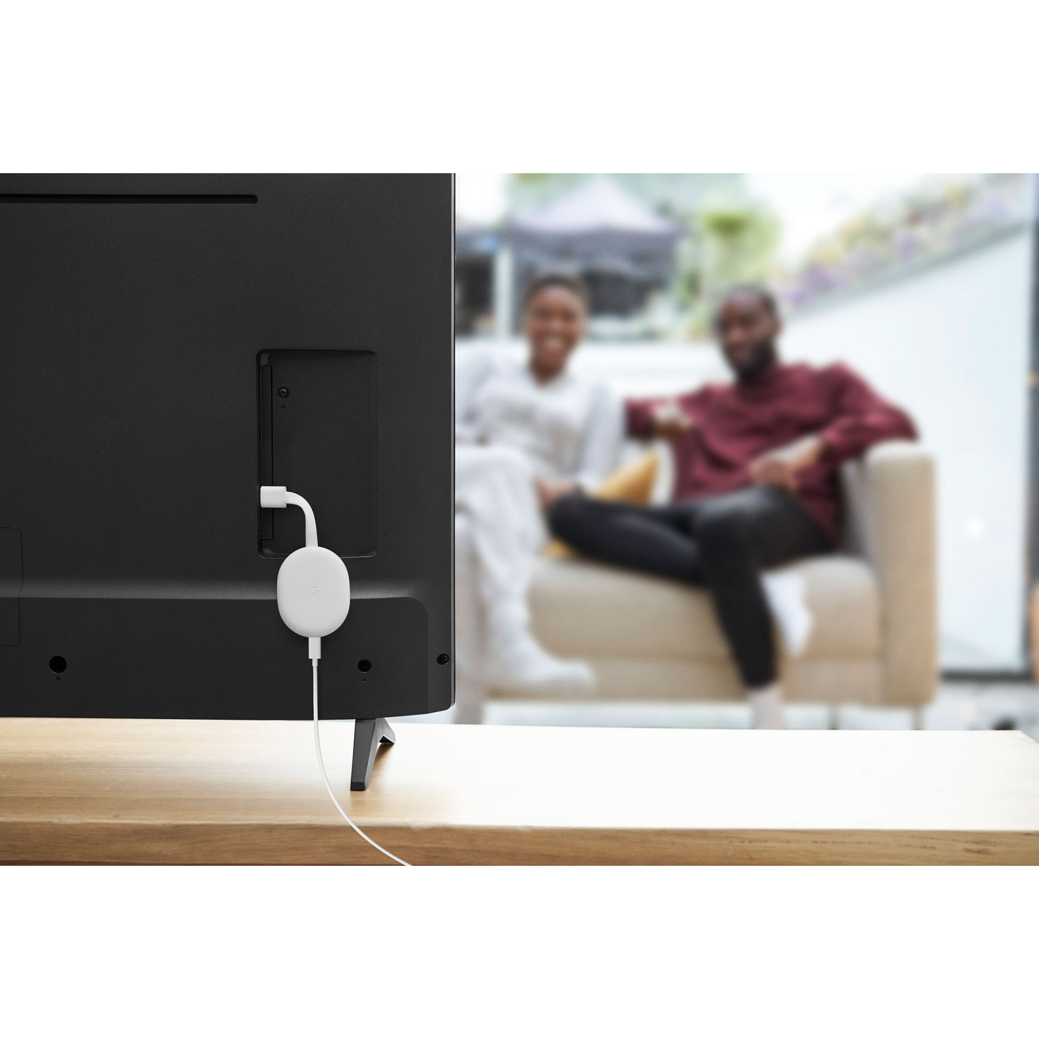 Chromecast de Google avec Google TV - Neige