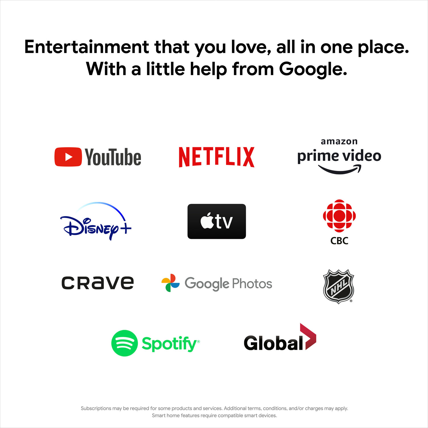 Chromecast de Google avec Google TV - Neige