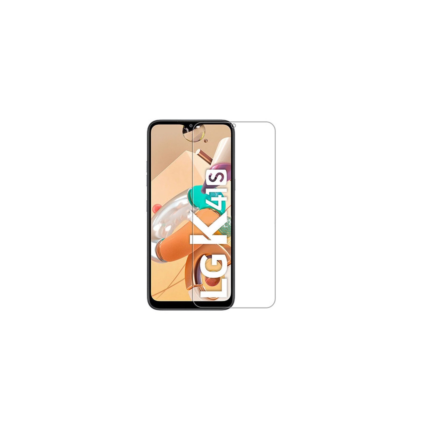 [CC] 1 pièce pour verre trempé LG K41s, dureté 9H, compatible avec les boîtiers