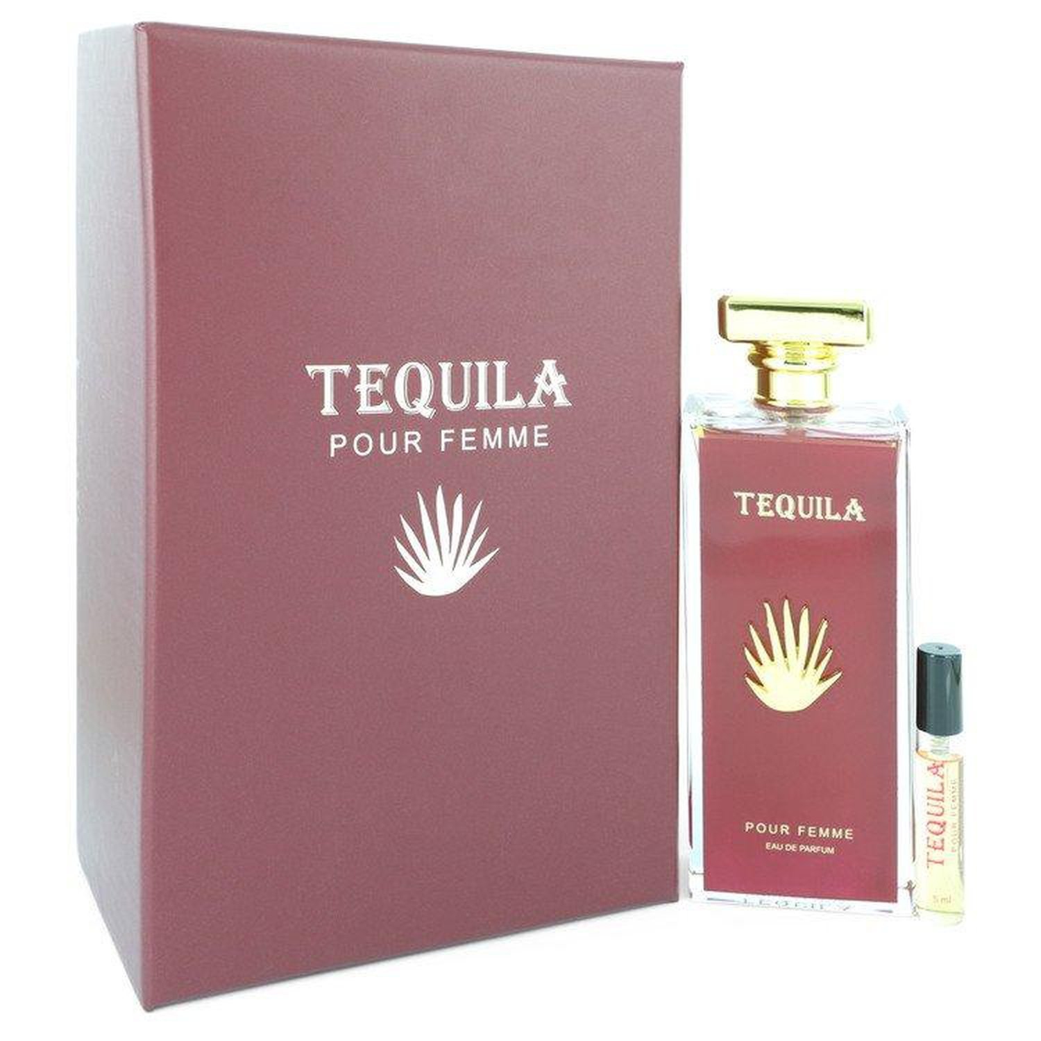 Tequila Pour Femme Red by Tequila Perfumes Eau De Parfum Spray + Free .17 oz Mini EDP Spray (Women) 3.3 oz