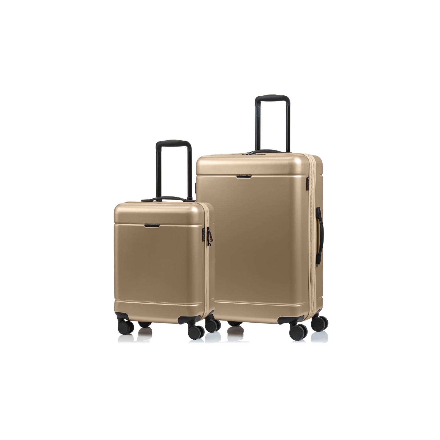 two piece hard luggage set