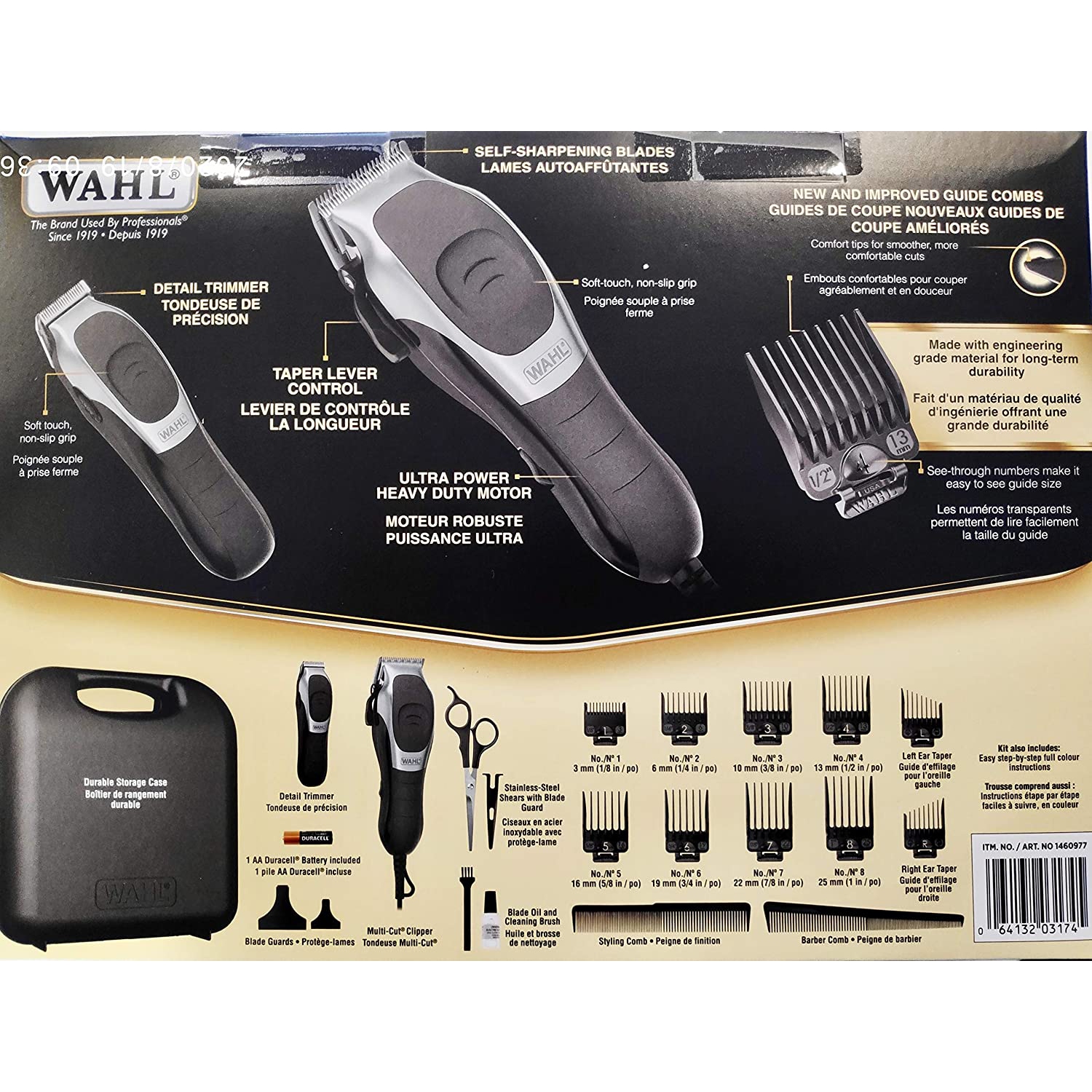 wahl deluxe hair clipper kit