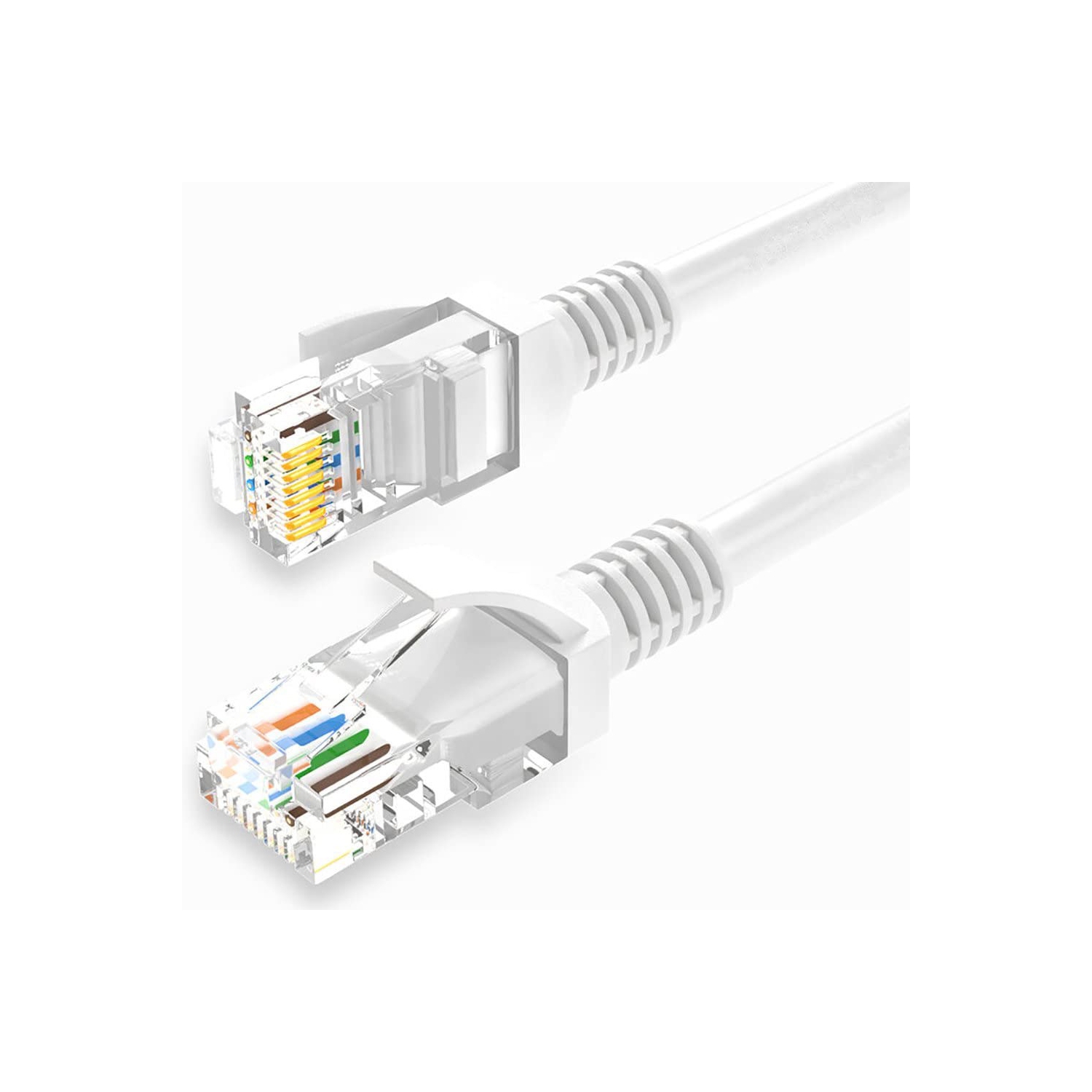 axGear Câble Ethernet 1Ft Cat5E Ethernet Patch Cord RJ45 Câble réseau LAN à paire torsadée