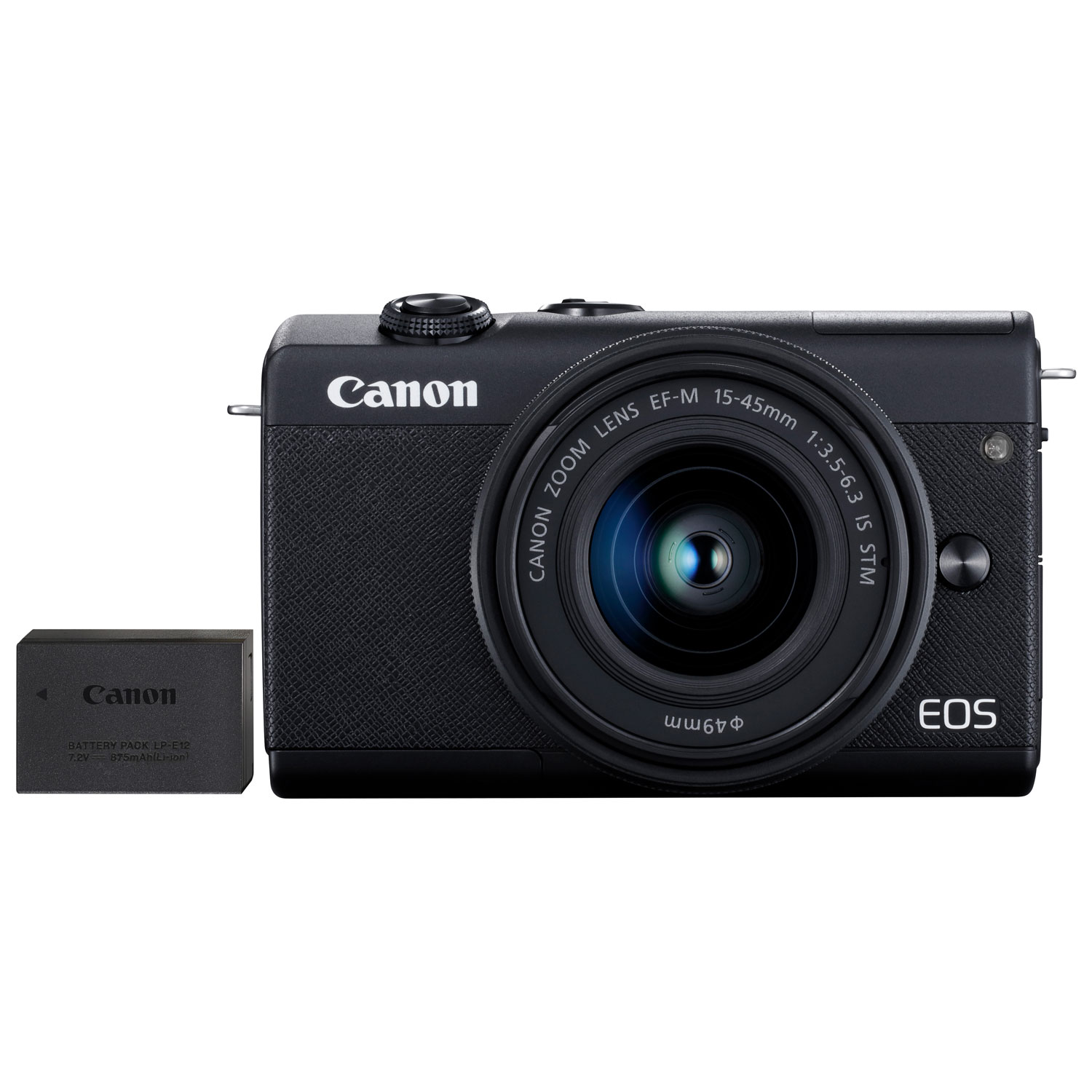 Canon EOS M200 Mirrorless Camera with 15-45mm IS STM Lens Kit & Extra Battery Pack - Only at Best Buy
