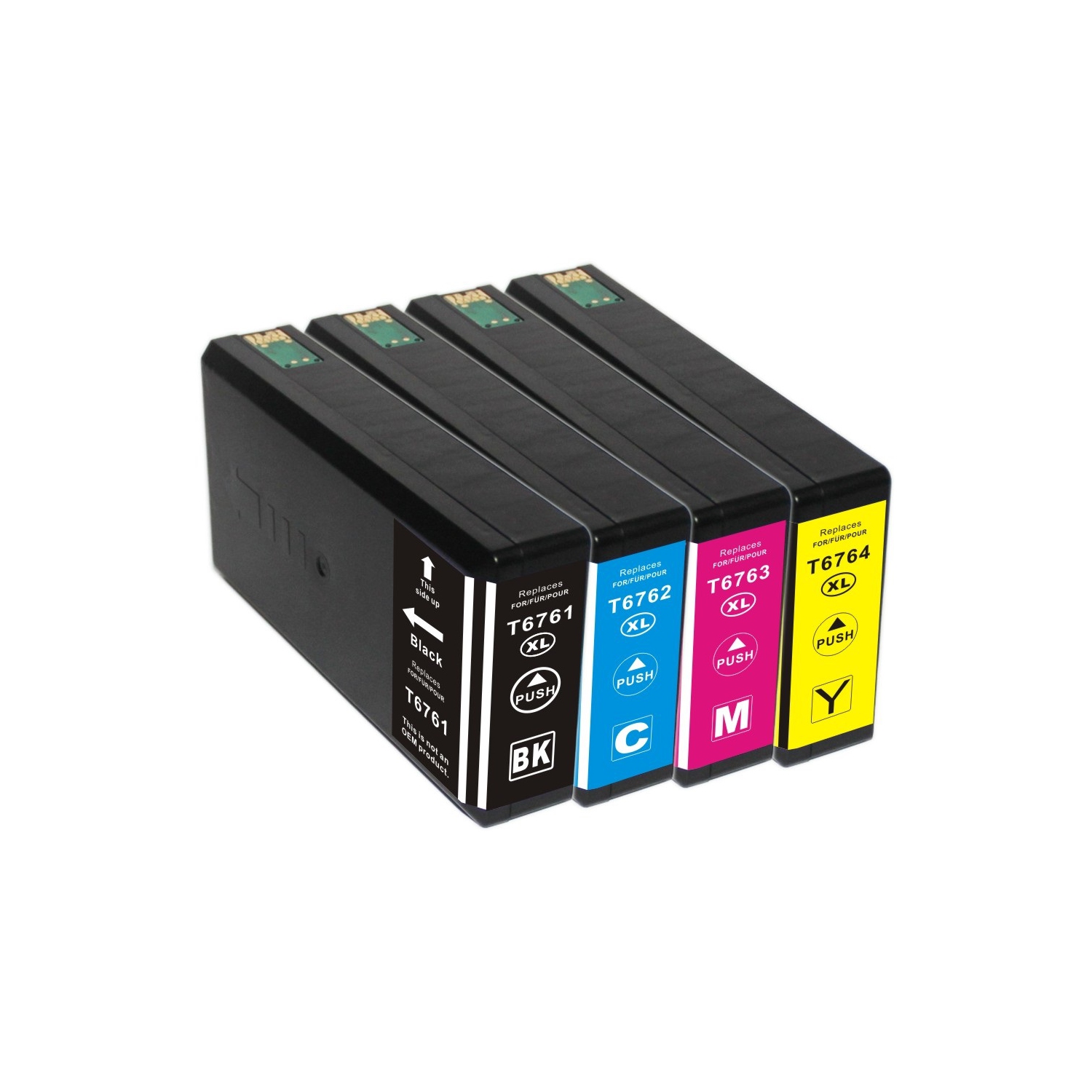 toner4U - 4PK compatible T676 Ink for Epson Printer T676XL T676XL120 T676XL220 T676XL30 T676XL420