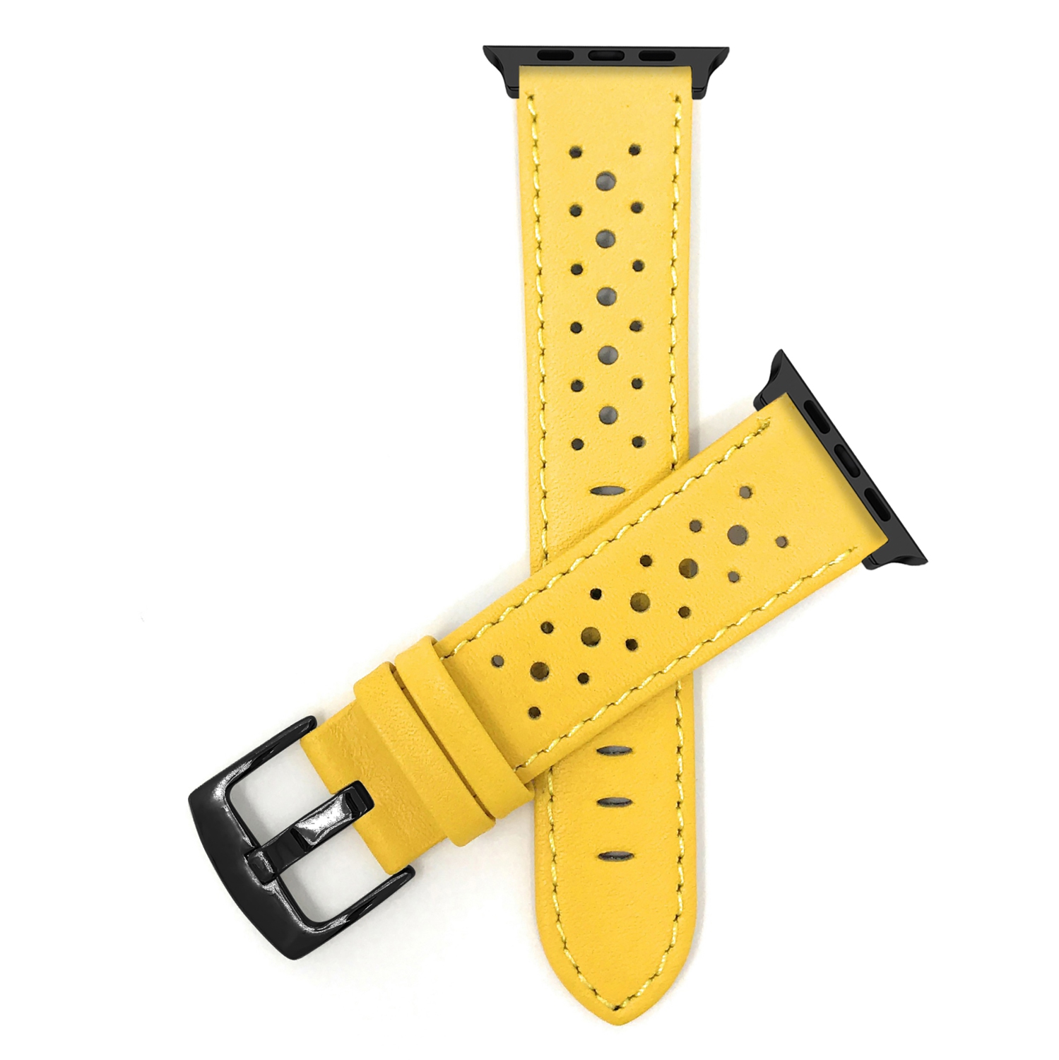 Bandini Extra Long Leather Watch Strap for Apple Watch Band 46mm / 49mm / 45mm / 44mm / 42mm (Series 3), Series 11 10 9 8 7 6 5 SE, Ultra 3 2 1