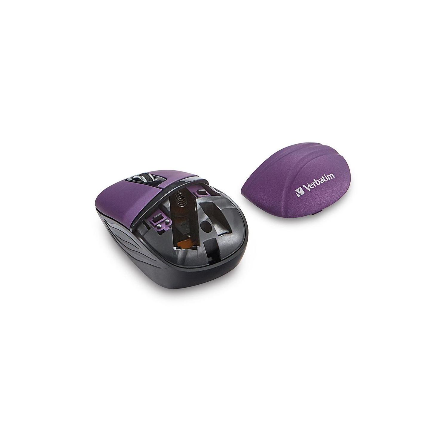 Verbatim Commuter Wireless Optical Mouse - Purple