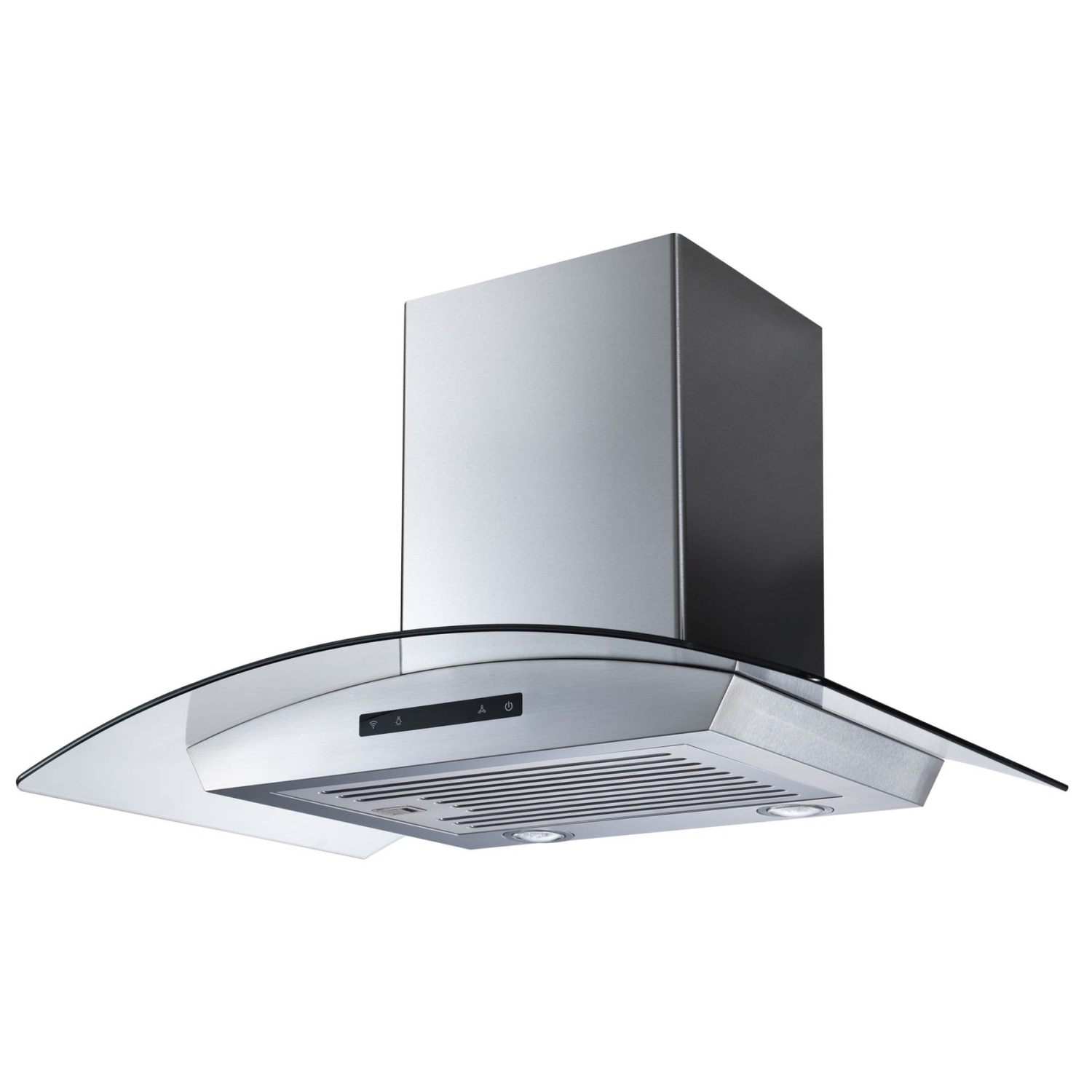 ROXON 700 CFM 30 Inches Range Hood Stainless Steel Wall Mounted Kitchen Exhaust Fan Style RXN-W16BS-30
