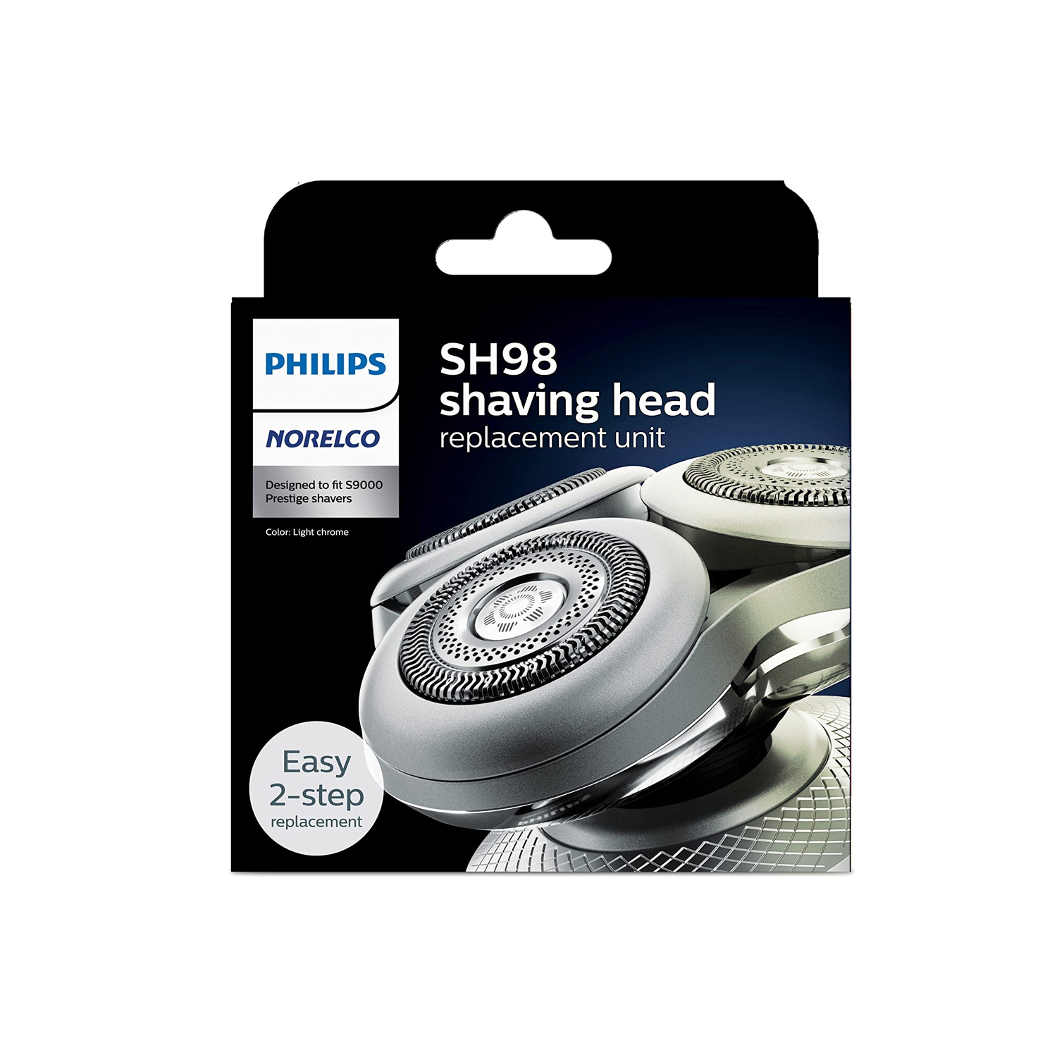 Philips Rasoir électrique Series 9000, chrome foncé, avec système