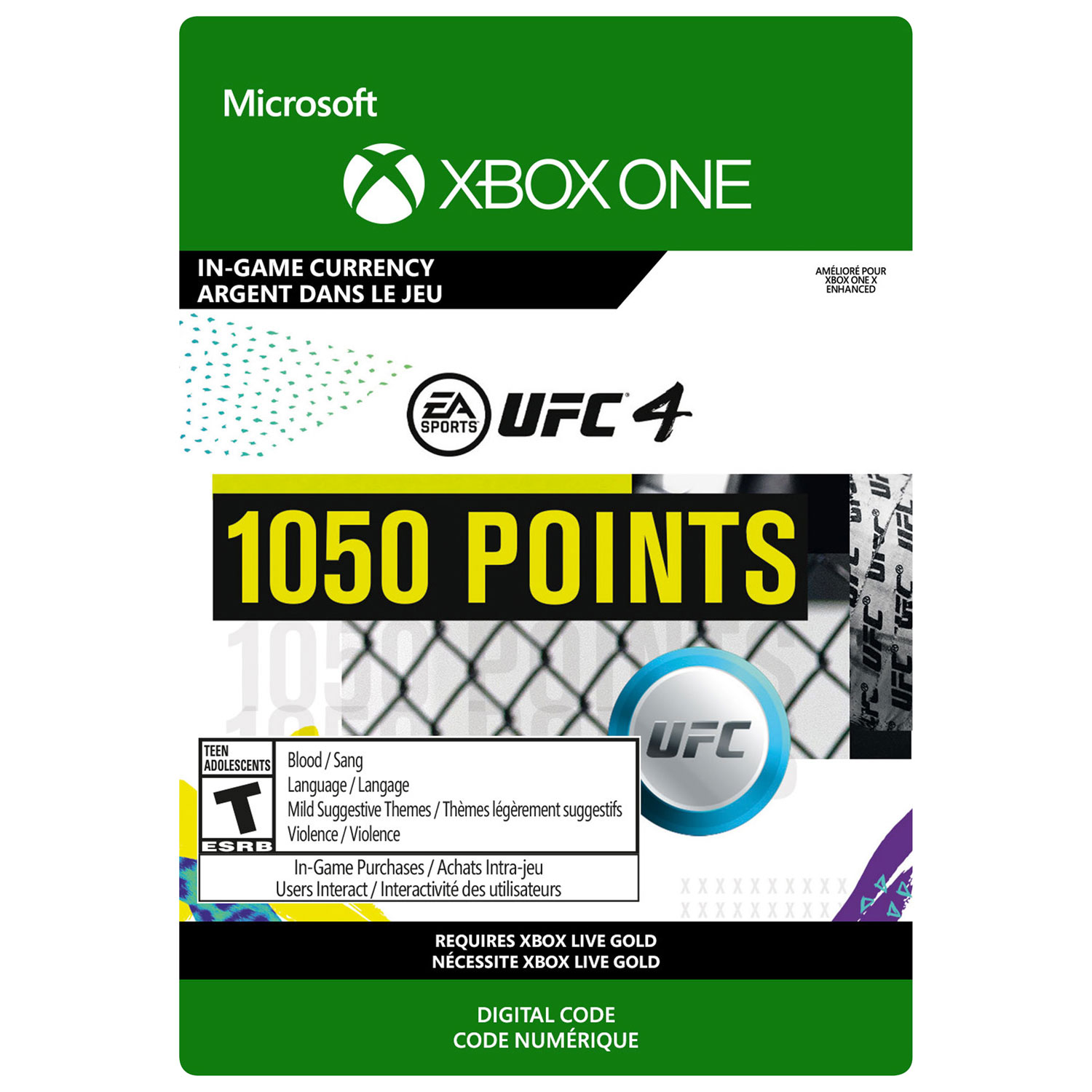 UFC 4 - 1050 UFC Points (Xbox One) - Digital Download