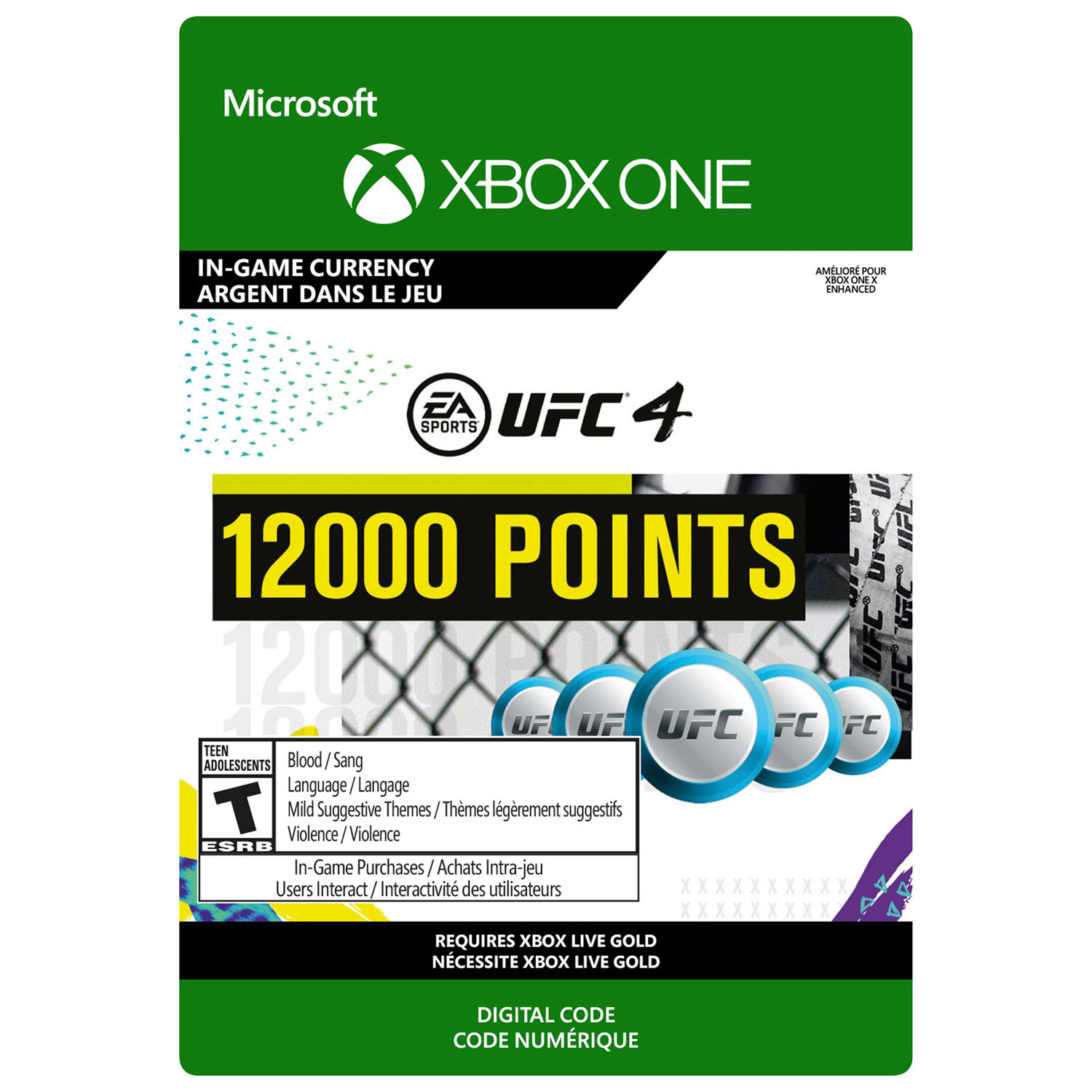 UFC 4 - 12000 UFC Points (Xbox One) - Digital Download
