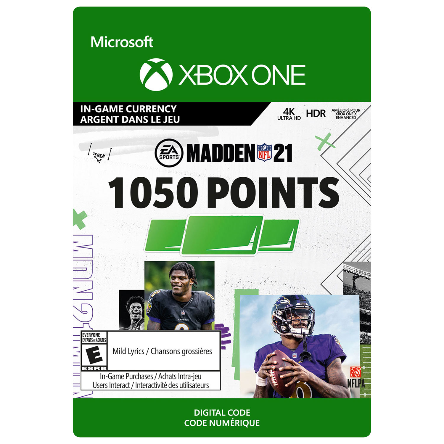 Madden NFL 21 - 1050 Madden Points (Xbox One) - Digital Download