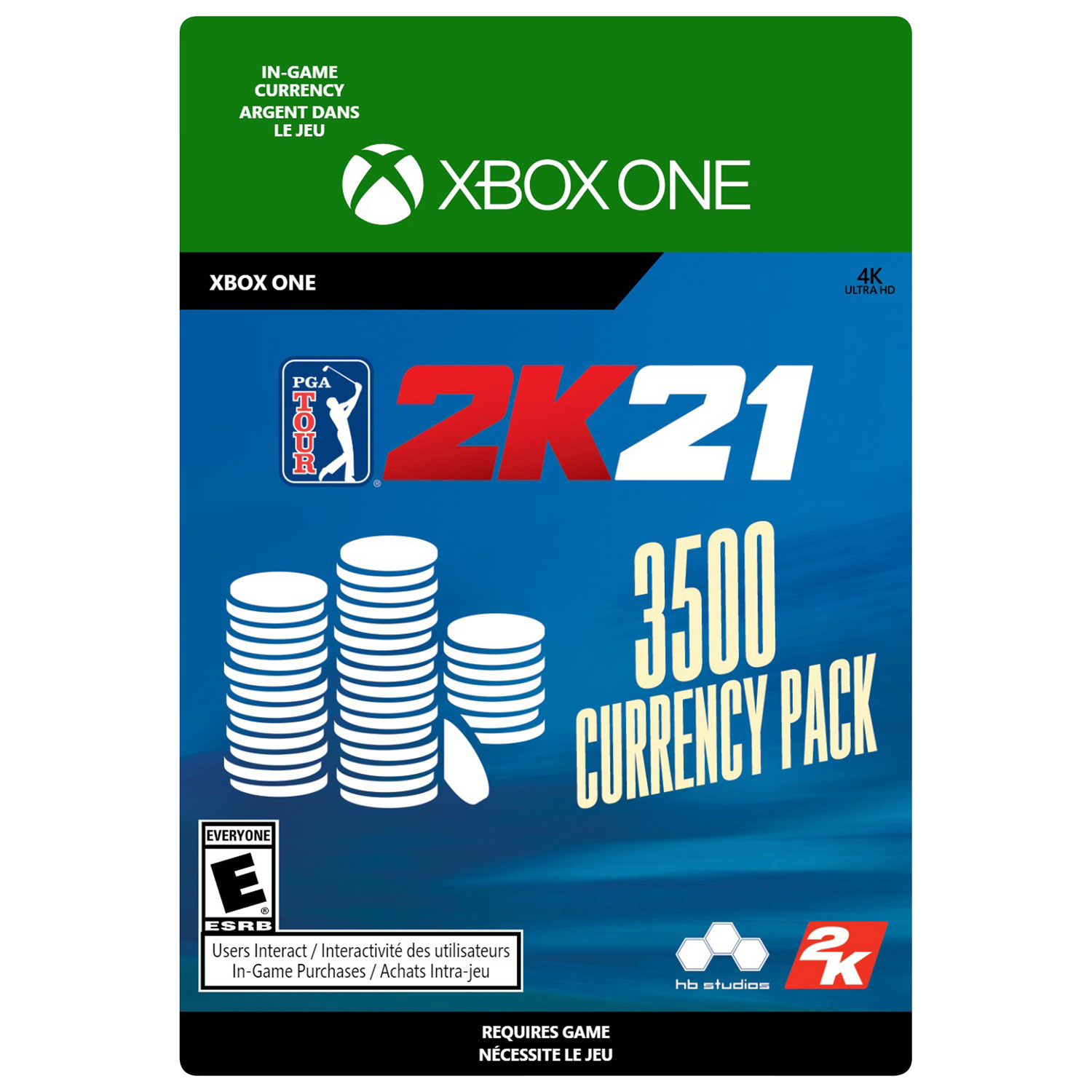 PGA Tour 2K21 - 3500 VC (Xbox One) - Digital Download