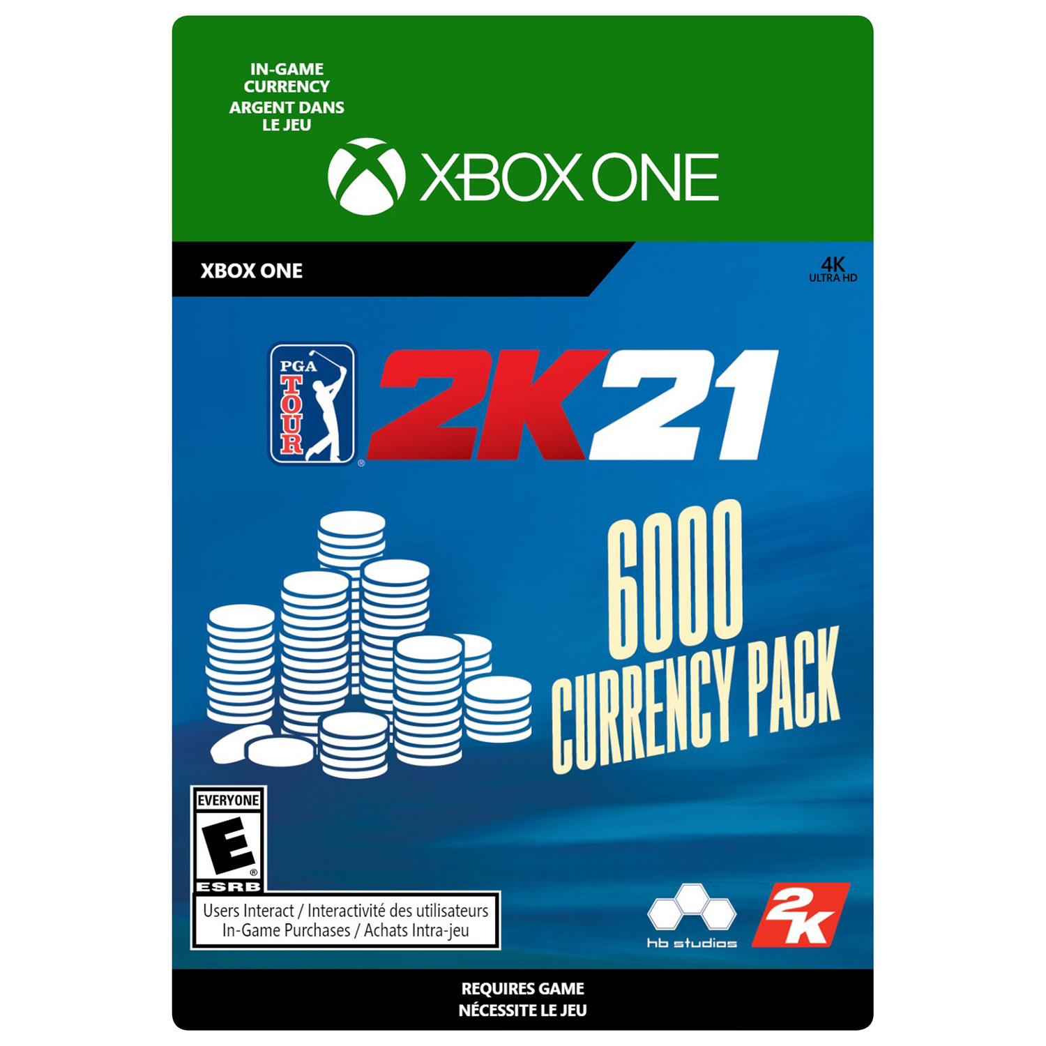 PGA Tour 2K21 - 6000 VC (Xbox One) - Digital Download