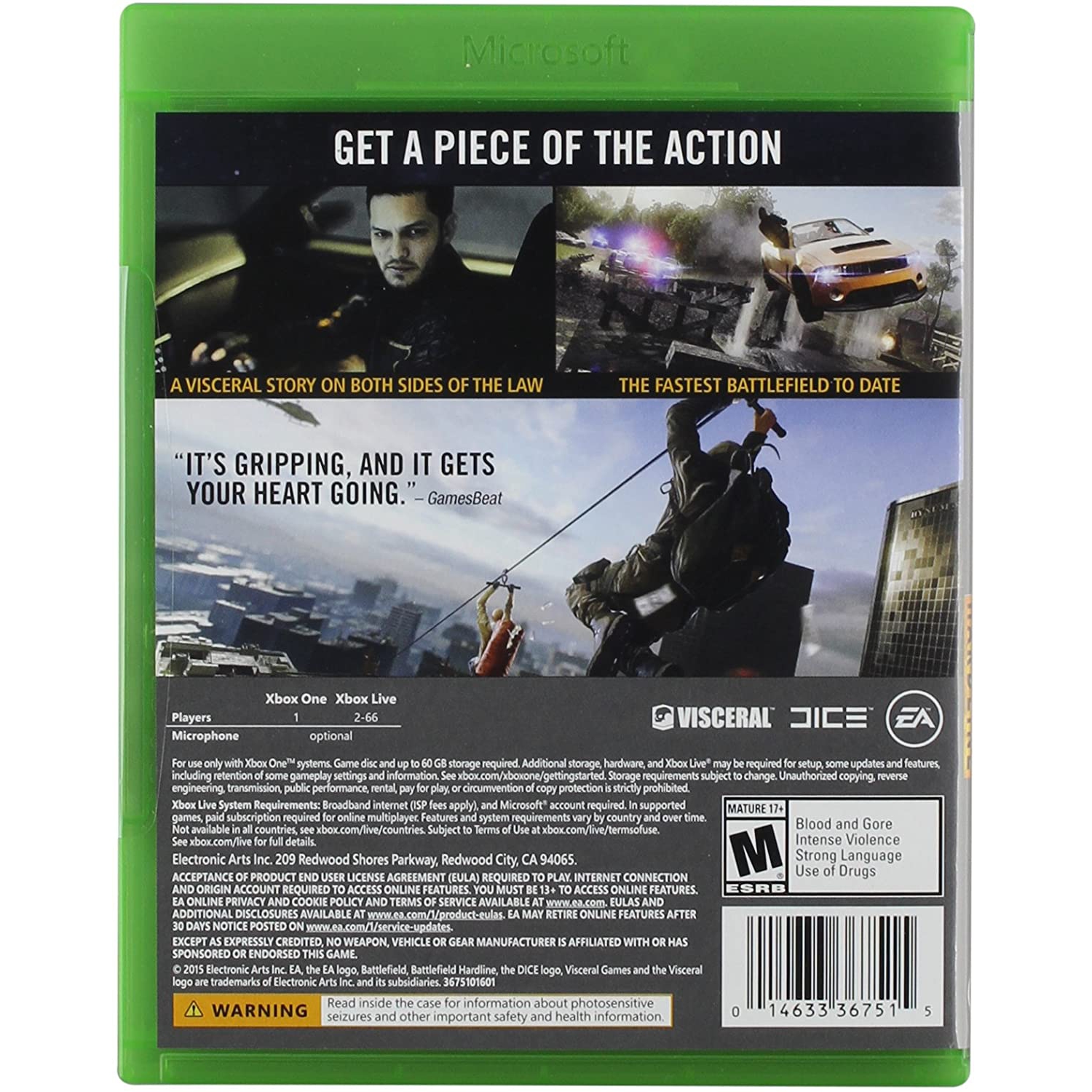 Battlefield Hardline - Xbox One