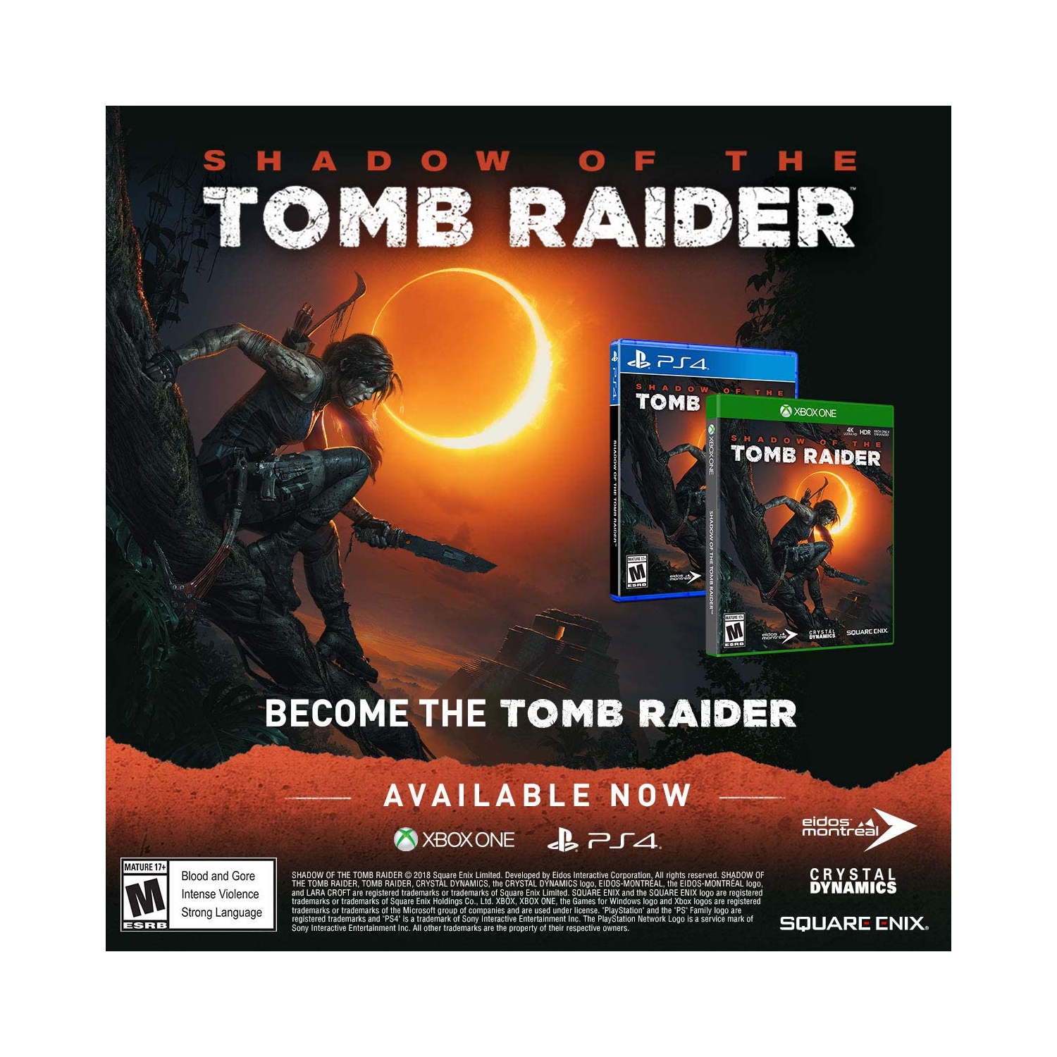 Shadow of the Tomb Raider Standard Edition - PlayStation 4