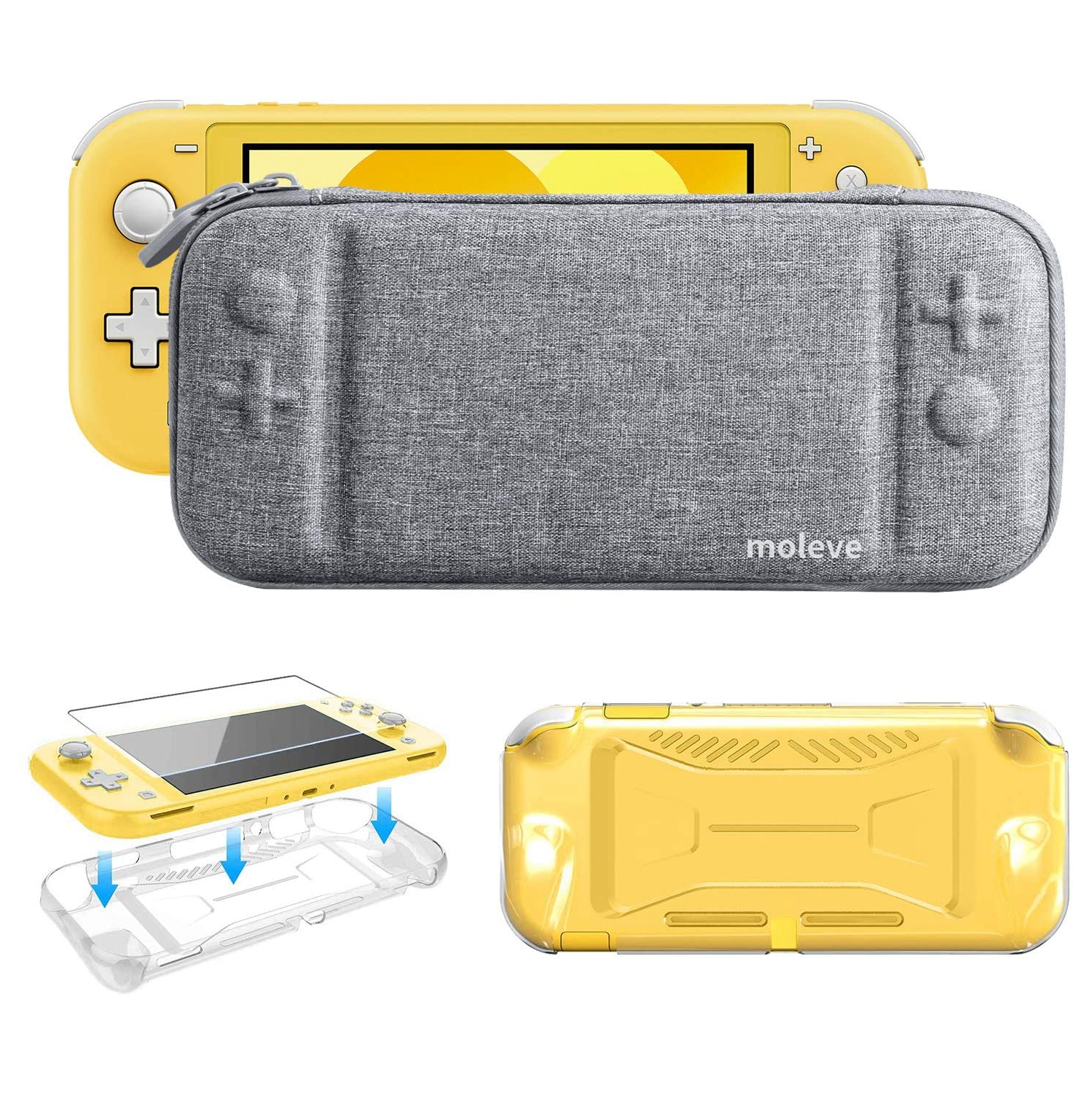 clear nintendo switch lite shell