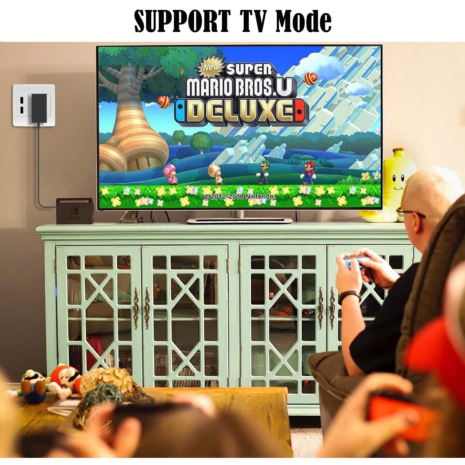 Adaptateur c.a. pour Switch et Switch Lite, chargeur USB rapide type C PD YAEYE pour Nintendo Switch, 5 pi