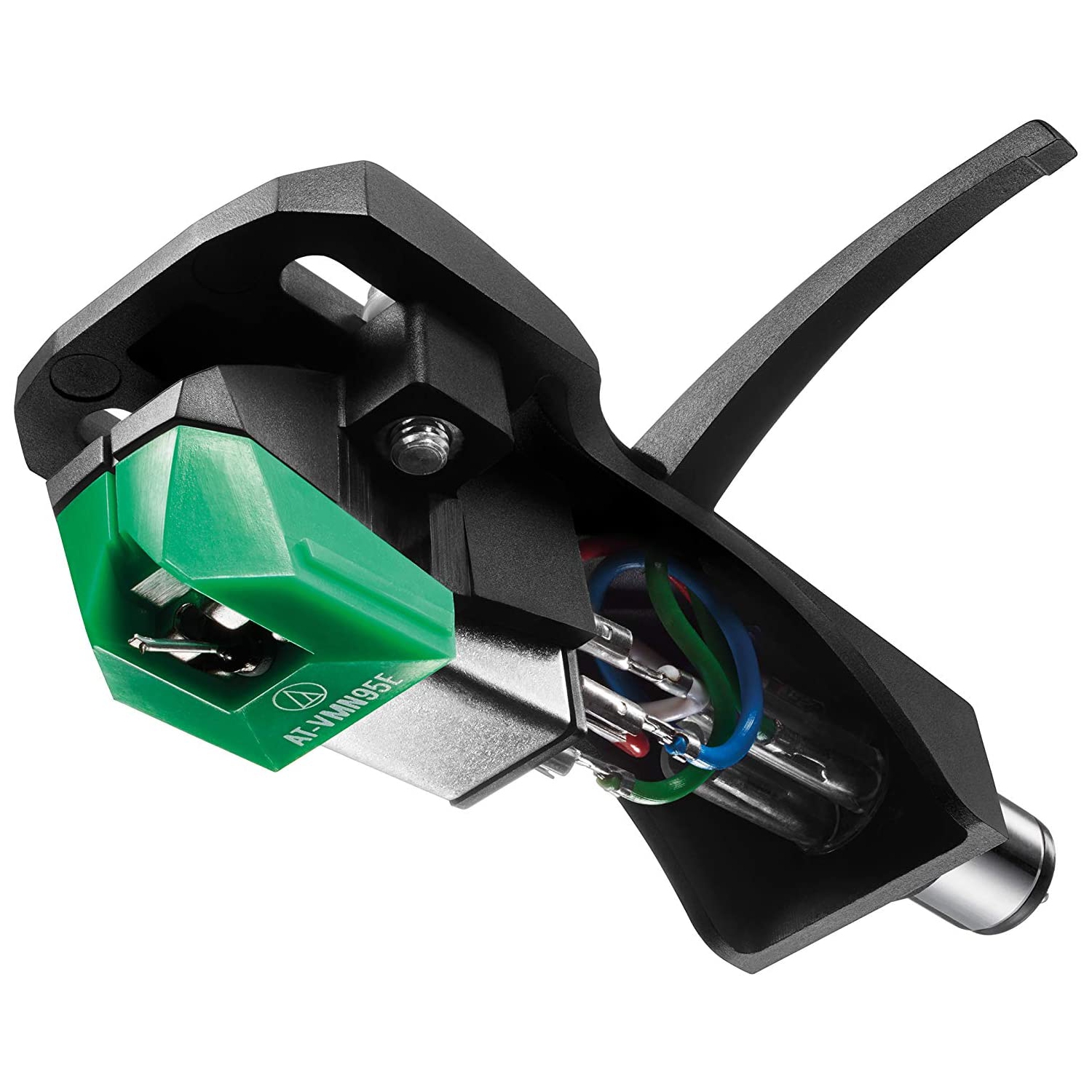Ensemble coquille/cartouche pour tourne-disque AT-VM95E/H d’Audio-Technica, vert