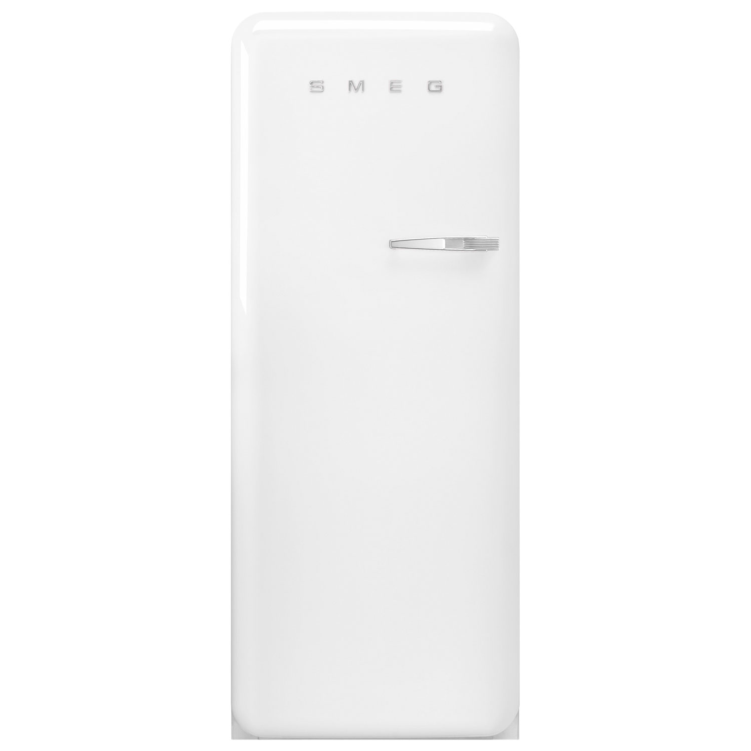 Réfrigérateur à une porte 9,2 pi³ 24 po de style années 50 de Smeg - Blanc