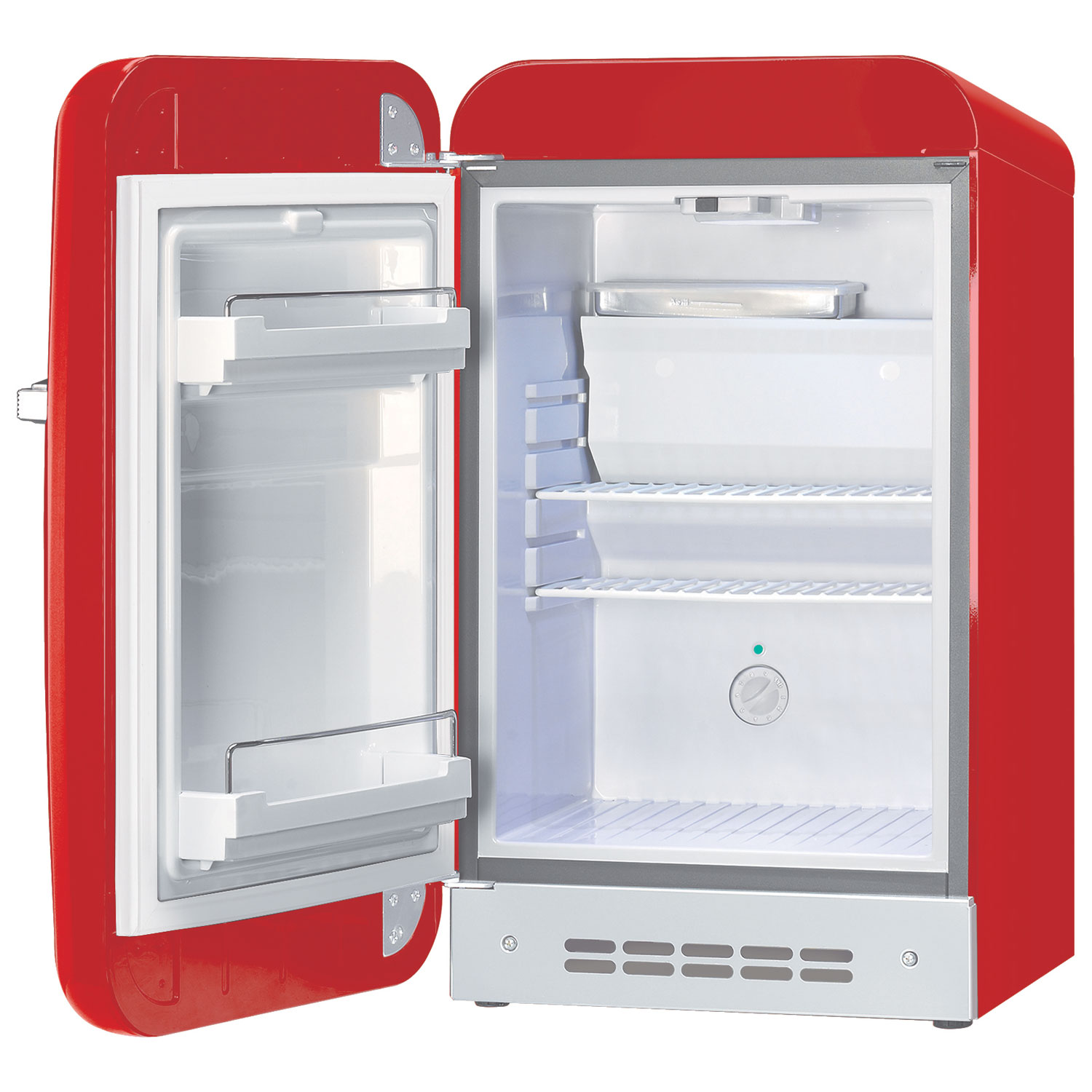 Réfrigérateur de bar autonome des années 50 de 1,2 pi³ de Smeg - Rouge