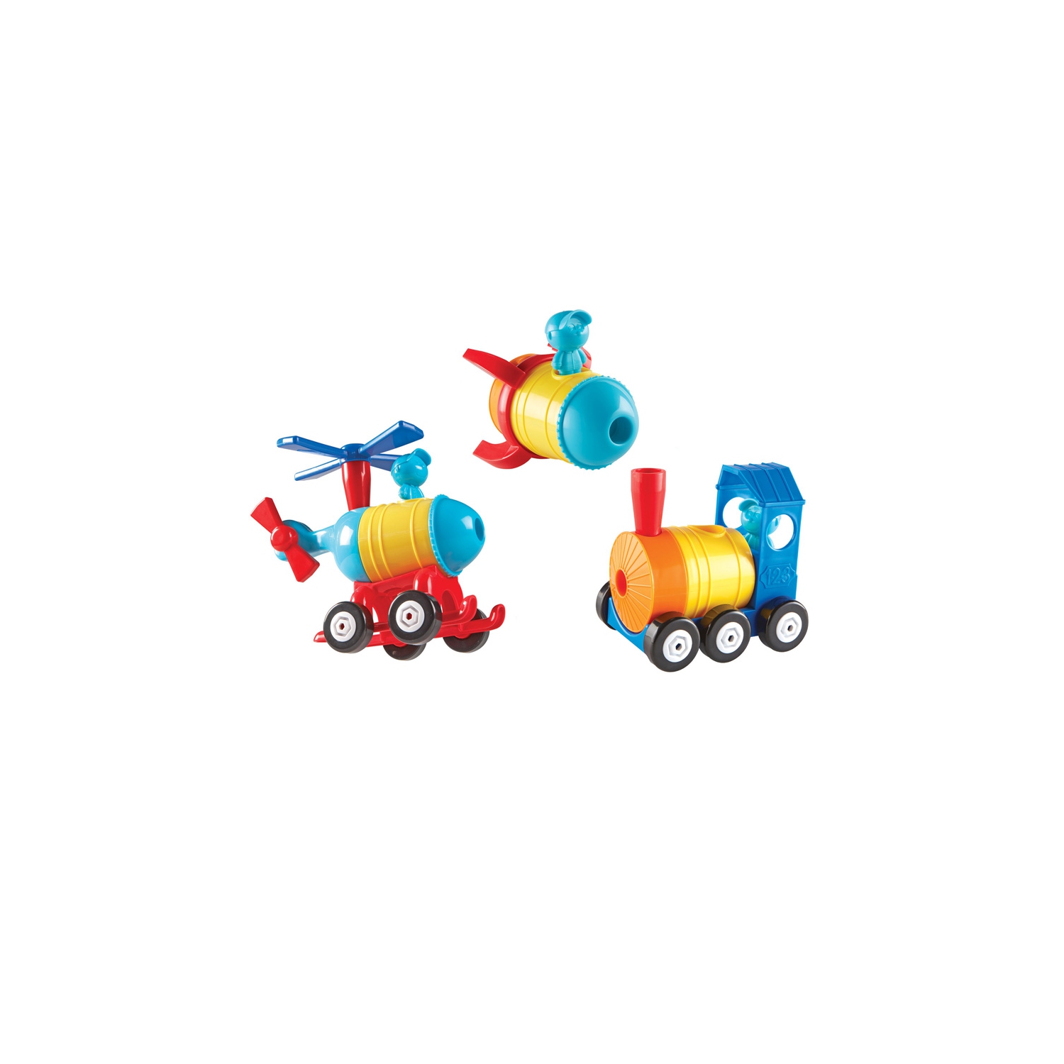 1-2-3 Build It!: Rocket, Train, Helicopter
