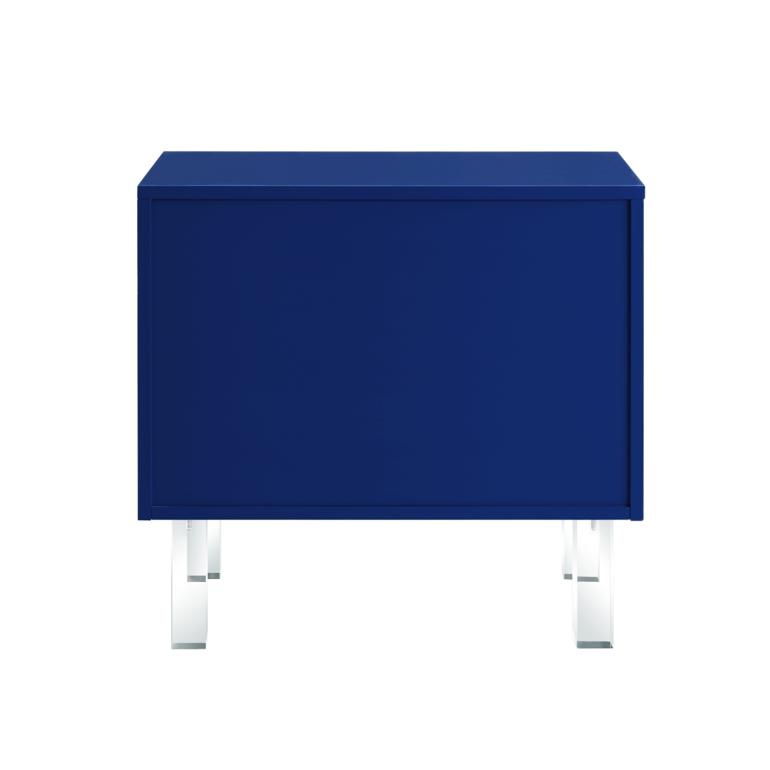 Inspired Home Gwendolyn Side Table/Accent Table/Nightstand, Navy