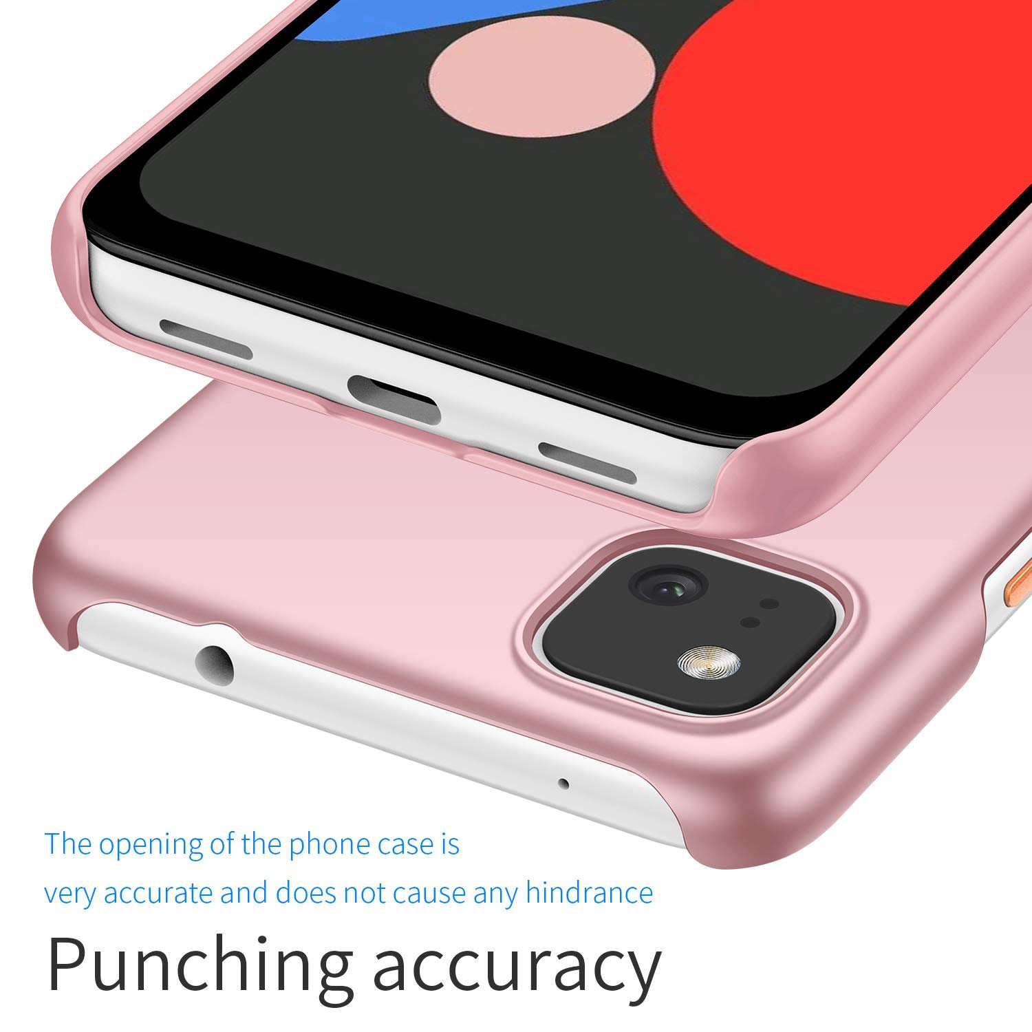 Étui pour Pixel 4a de Google, coque arrière ultramince et minimaliste pour Pixel 4a de Google