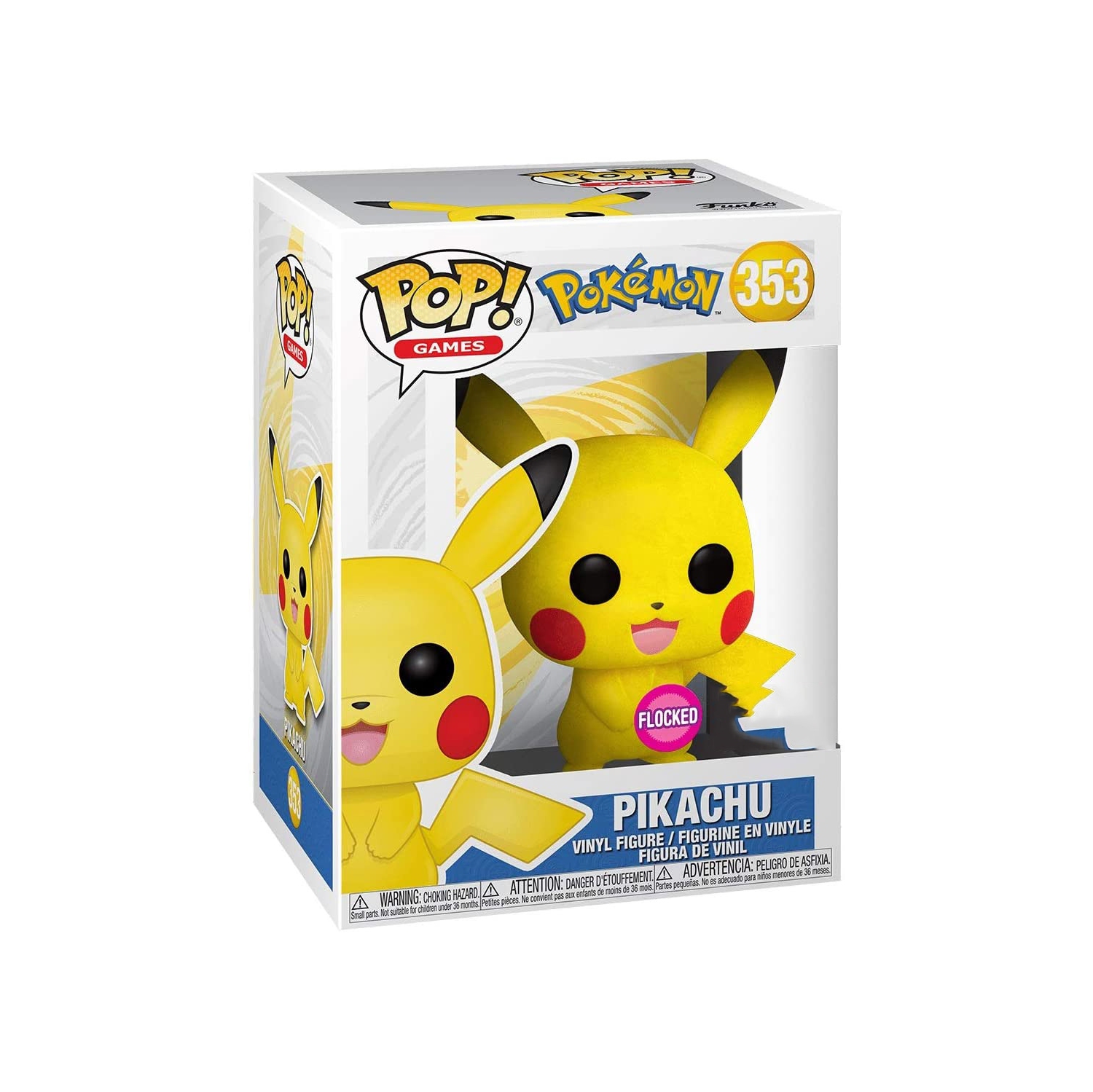 Pop Games Pokemon 3.75 Inch Action Figure Exclusive - Pikachu Flocked #353