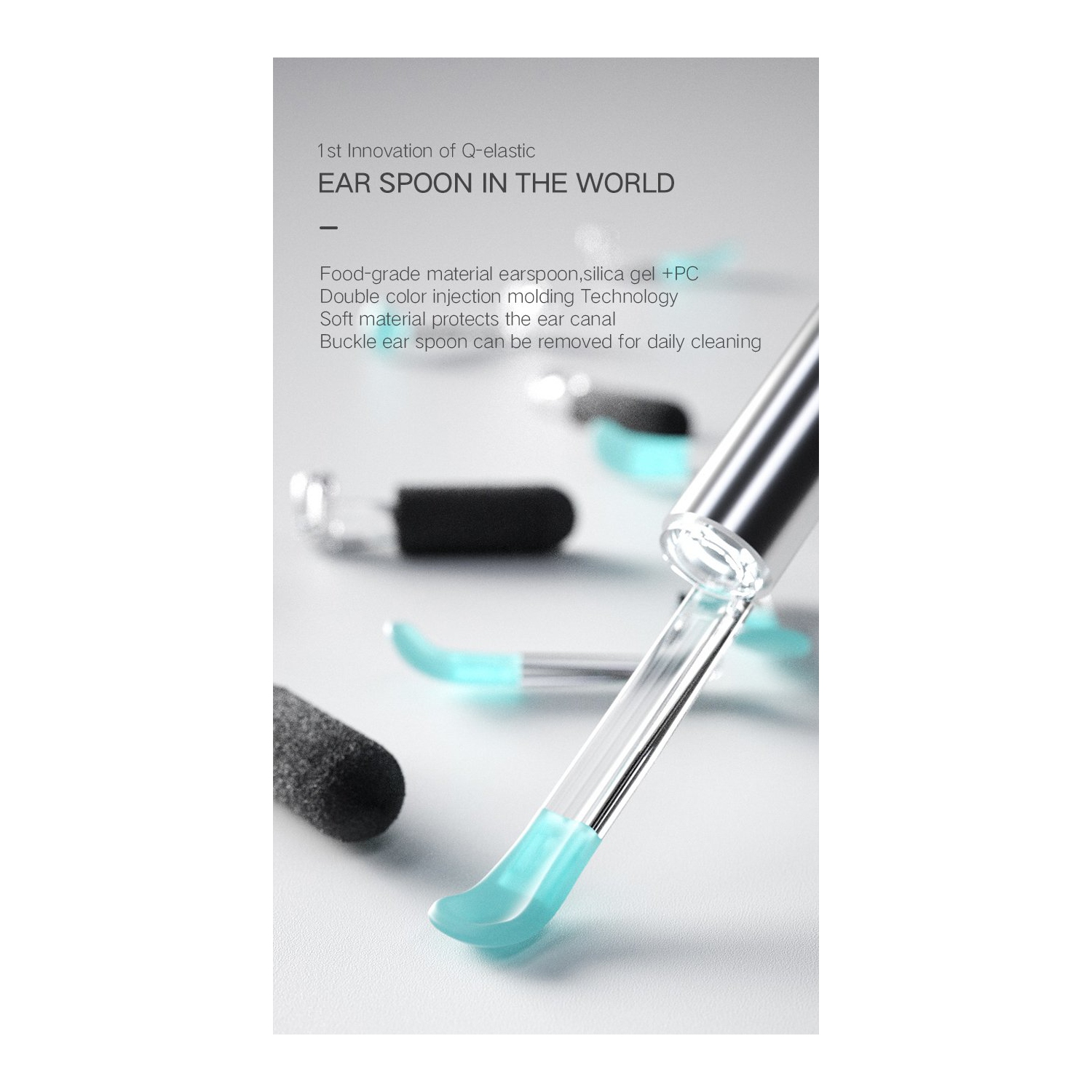 BEBIRD A2 Otoscope intelligent visible couleur argentée