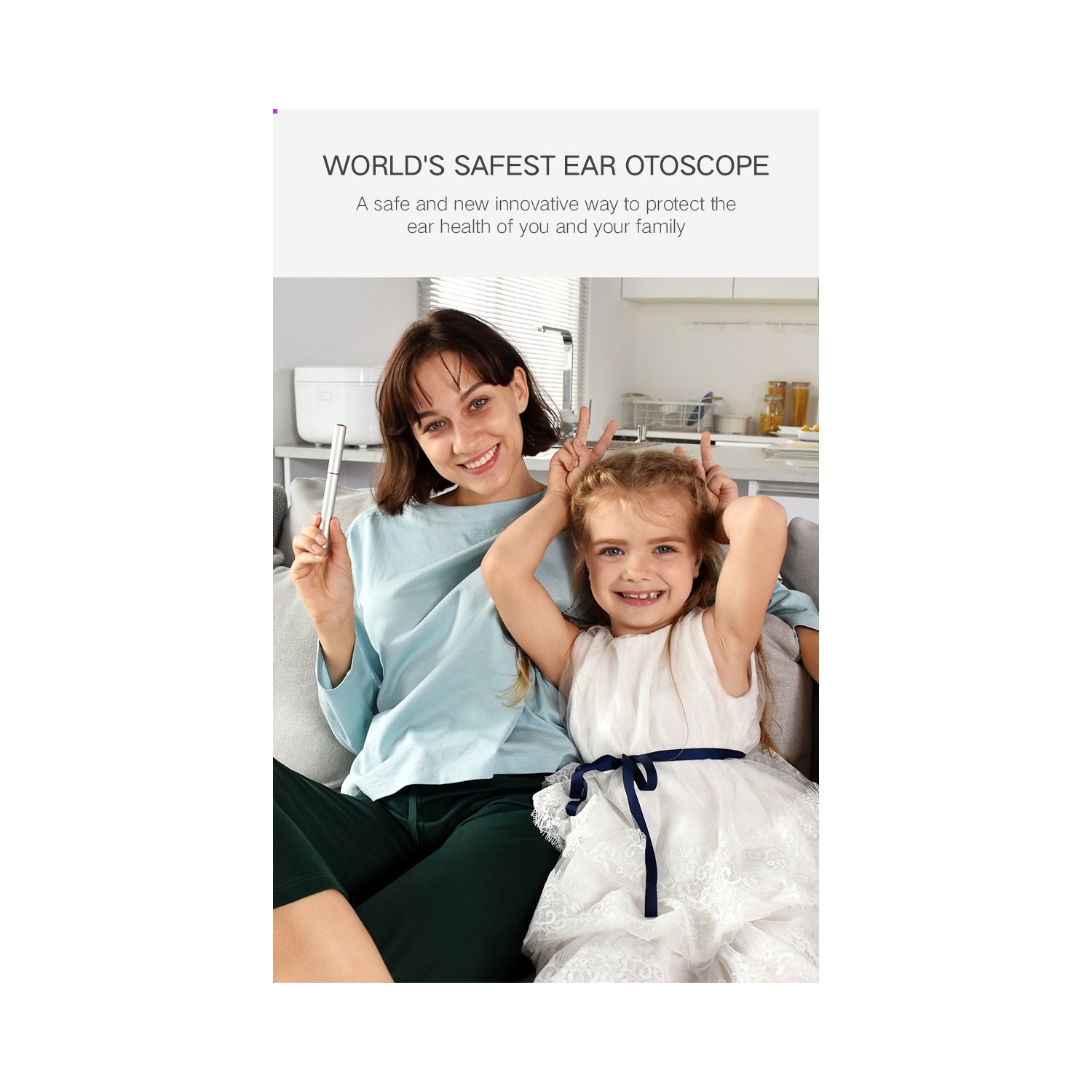 BEBIRD A2 Otoscope intelligent visible couleur argentée