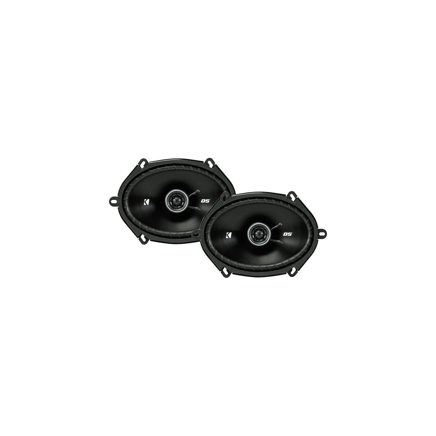 Kicker DSC6804 DS Series 6 "x8" 2-Way Coaxial Car Speakers - Paire