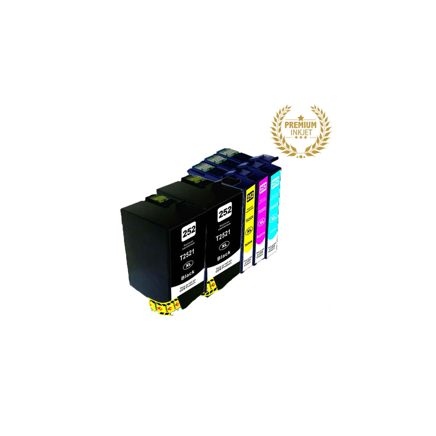 Ultra Ink™ 5 PACK EPSON T252 Compatible Inkjet-Epson Printer WF3620/3640/7110/7210/7610/7620/7710/7720