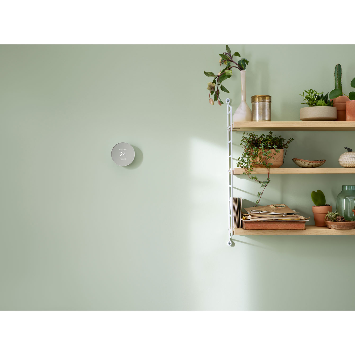 Google Nest Wi-Fi Smart Thermostat - Snow