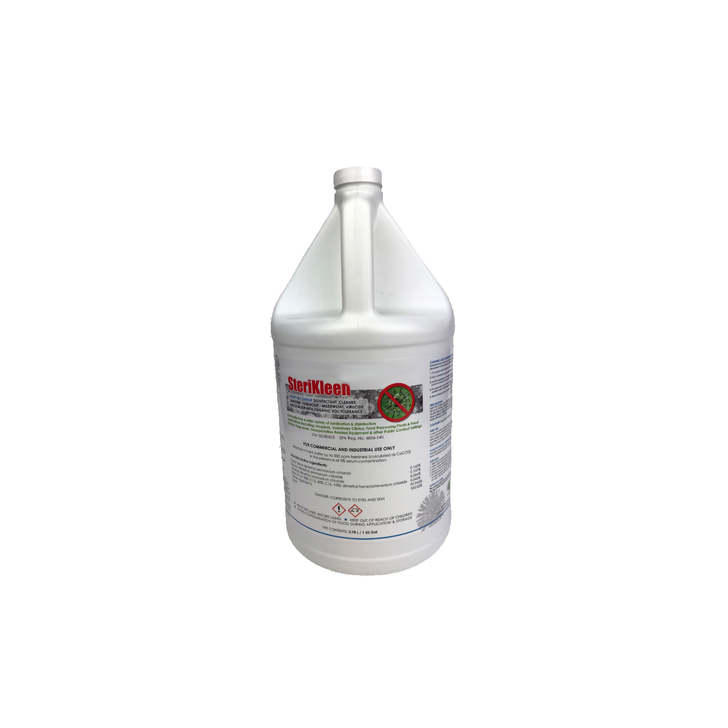Sterikleen Hard Surface Virucidal Disinfectant Liquid - 1 Gallon (Case of 4)
